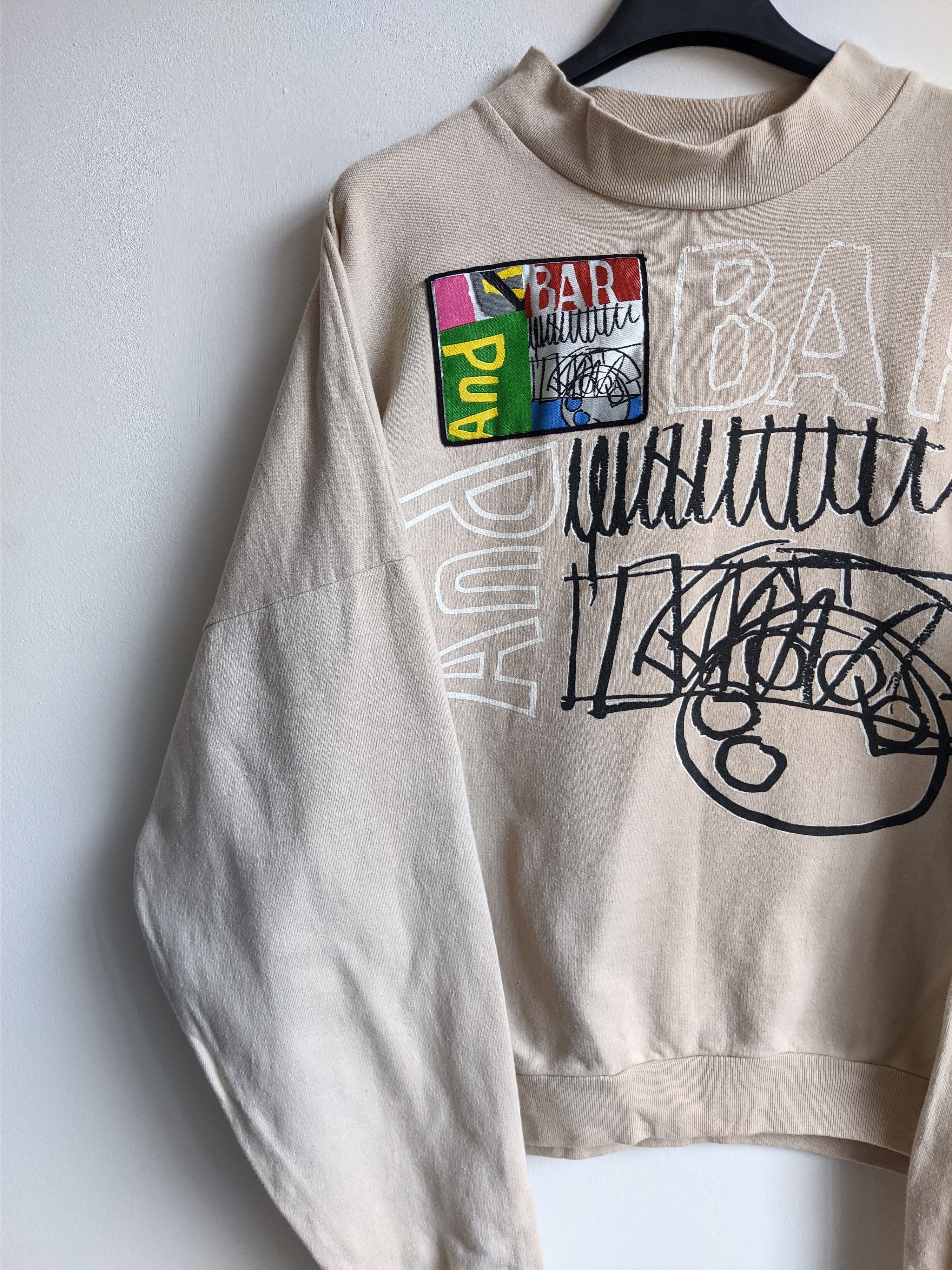 Vintage Vintage avant garde Cream Tea London sweatshirt Stussy y2k Size US L / EU 52-54 / 3 - 5 Thumbnail