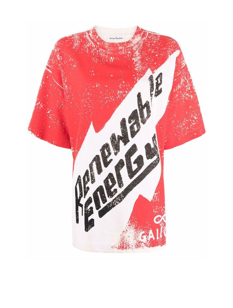 Acne Studios BNWT AW21 ACNE STUDIOS OVERSIZE RENEWABLE ENERGY TSHIRT XXS Size US XXS / EU 40 - 12 Thumbnail