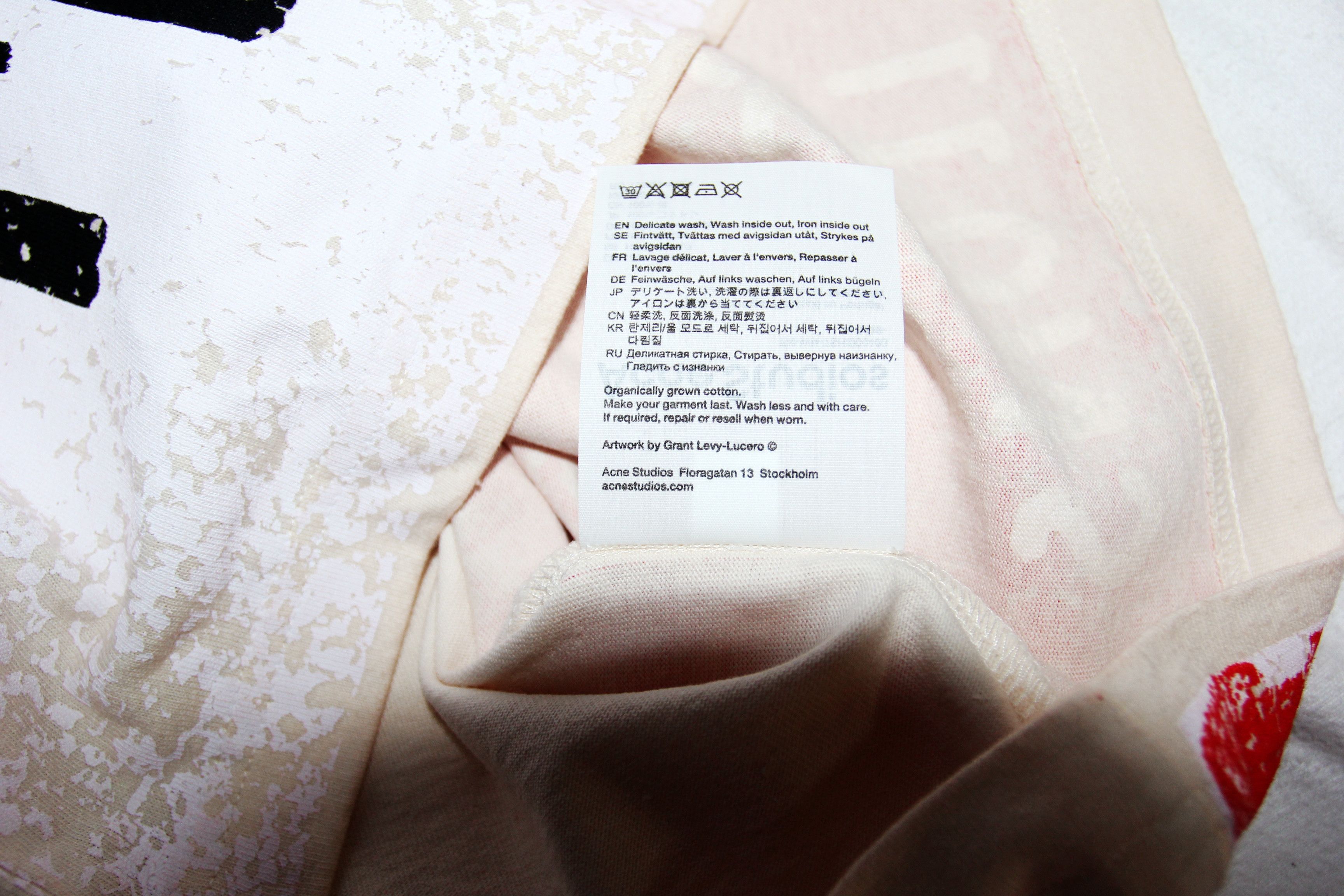Acne Studios BNWT AW21 ACNE STUDIOS OVERSIZE RENEWABLE ENERGY TSHIRT XXS Size US XXS / EU 40 - 11 Thumbnail