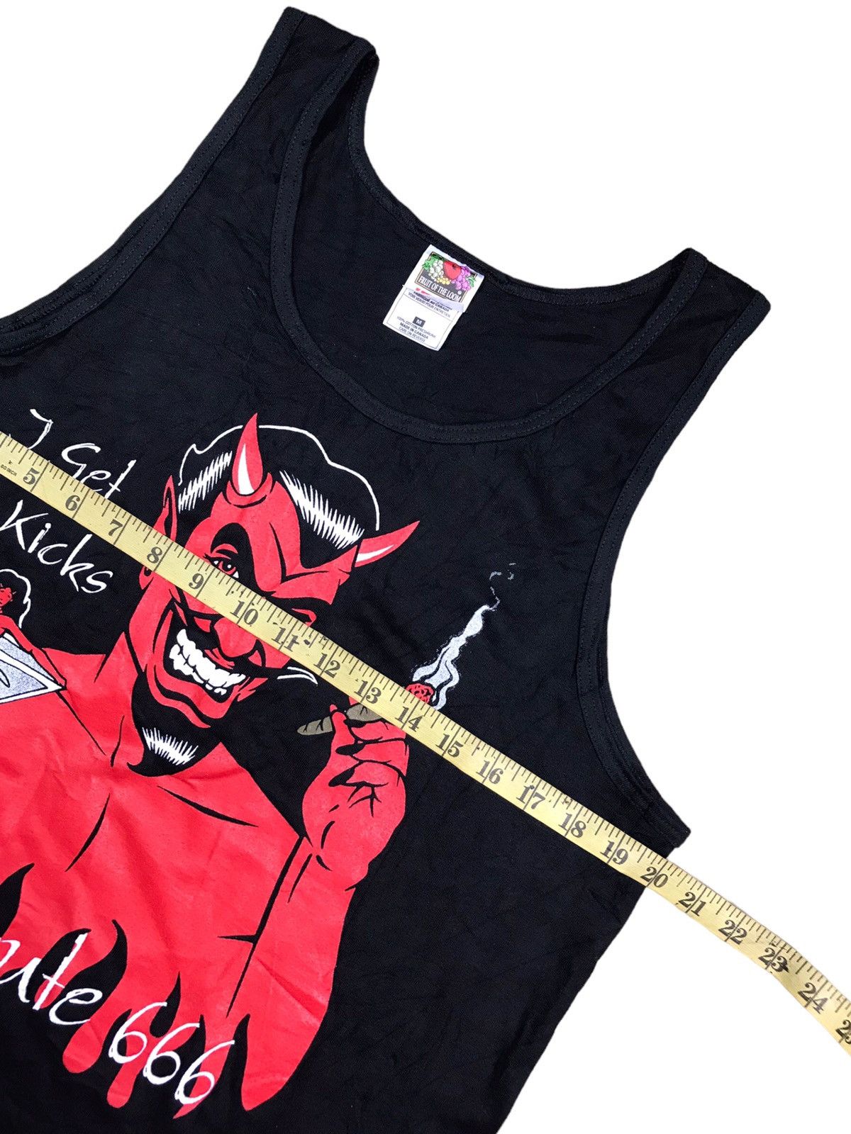 Other 🔥 VINTAGE 90’s DEVILMAN SINGLETS SLEEVELESS Size US M / EU 48-50 / 2 - 8 Thumbnail