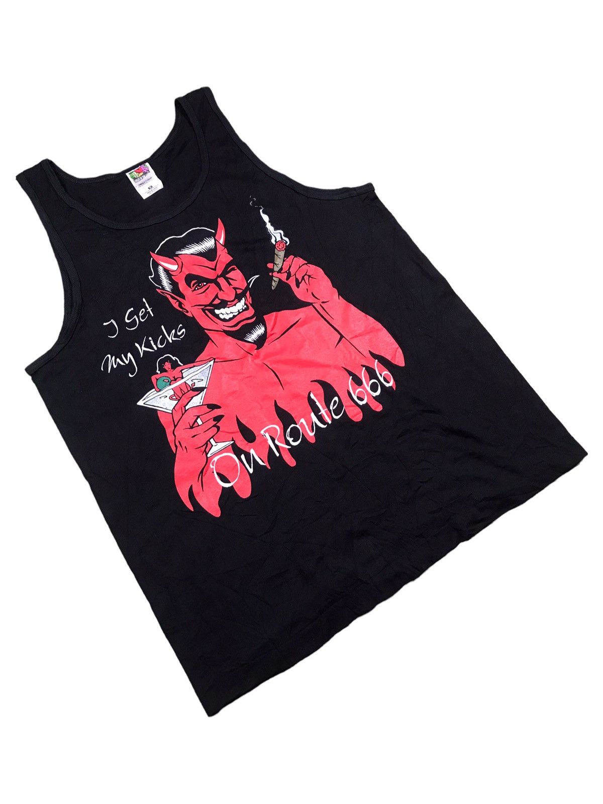 Other 🔥 VINTAGE 90’s DEVILMAN SINGLETS SLEEVELESS Size US M / EU 48-50 / 2 - 2 Thumbnail