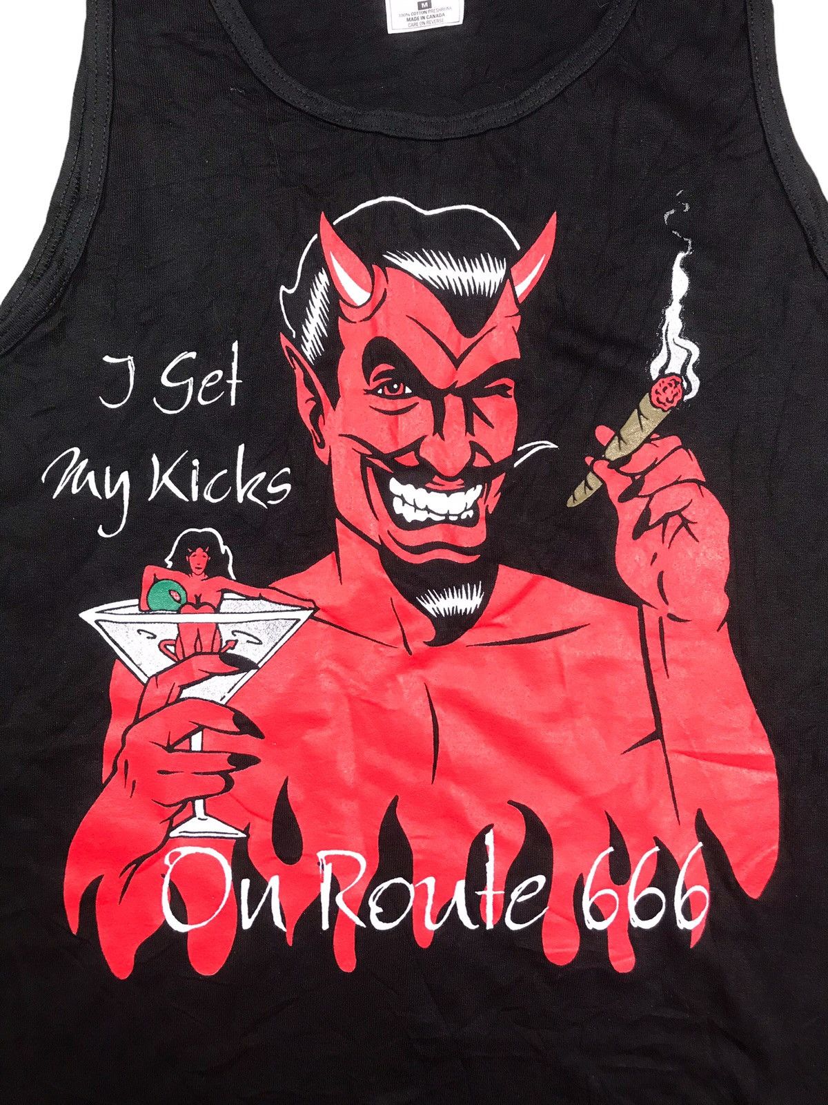 Other 🔥 VINTAGE 90’s DEVILMAN SINGLETS SLEEVELESS Size US M / EU 48-50 / 2 - 4 Thumbnail