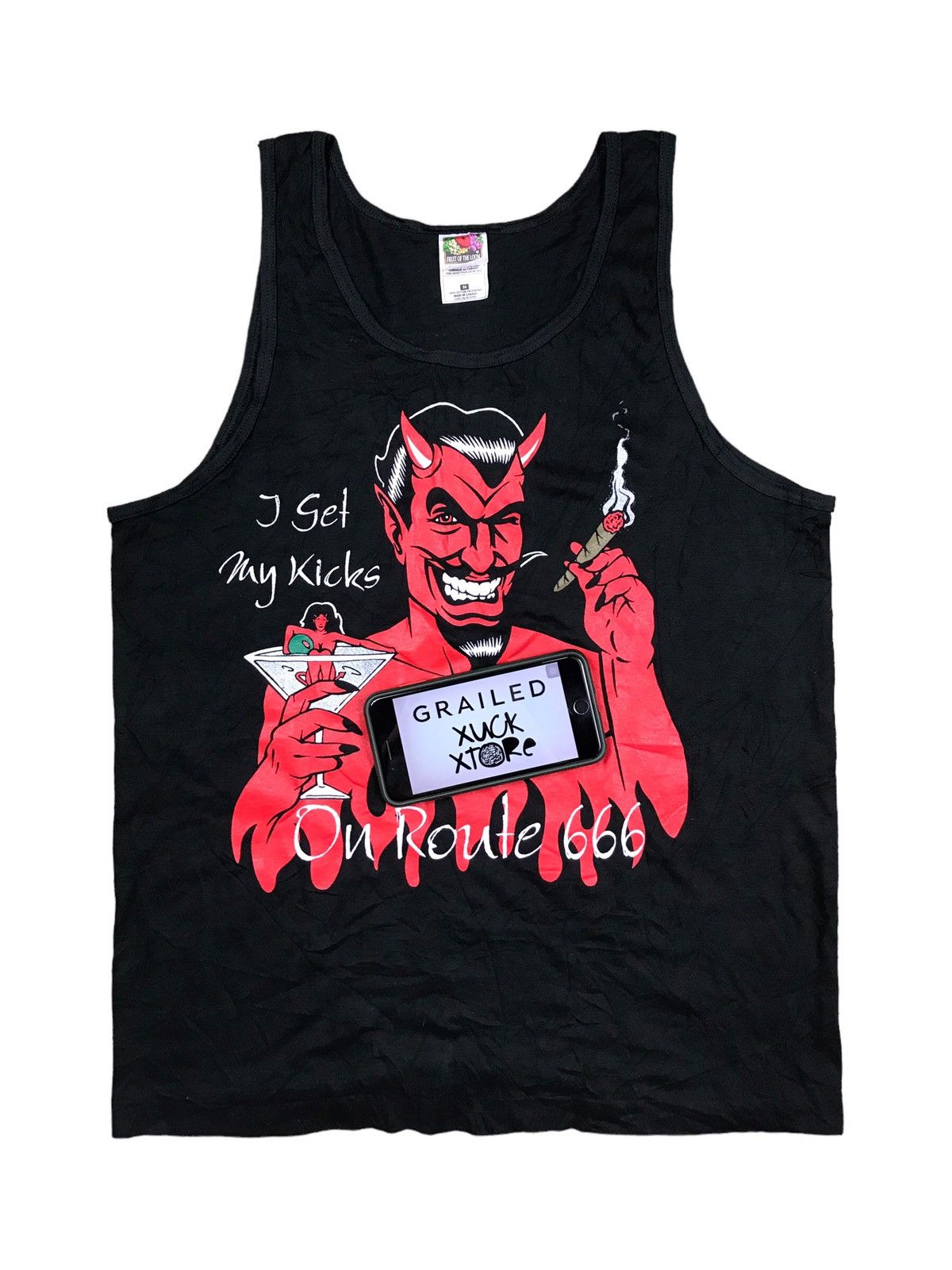 Other 🔥 VINTAGE 90’s DEVILMAN SINGLETS SLEEVELESS Size US M / EU 48-50 / 2 - 11 Thumbnail