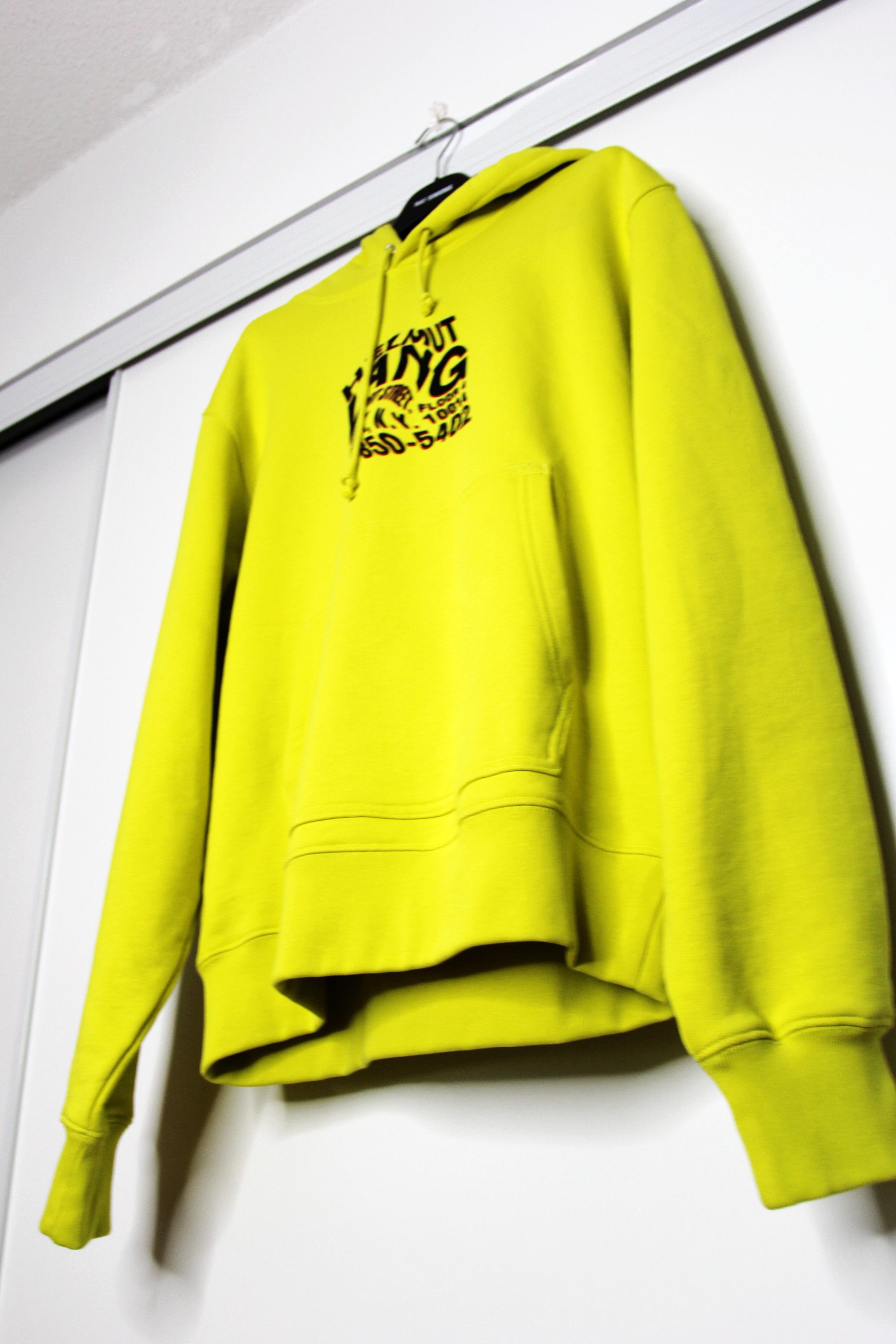 Helmut Lang BNWT AW21 HELMUT LANG WRAP HOODIE BOLD LIME S Size US S / EU 44-46 / 1 - 6 Thumbnail