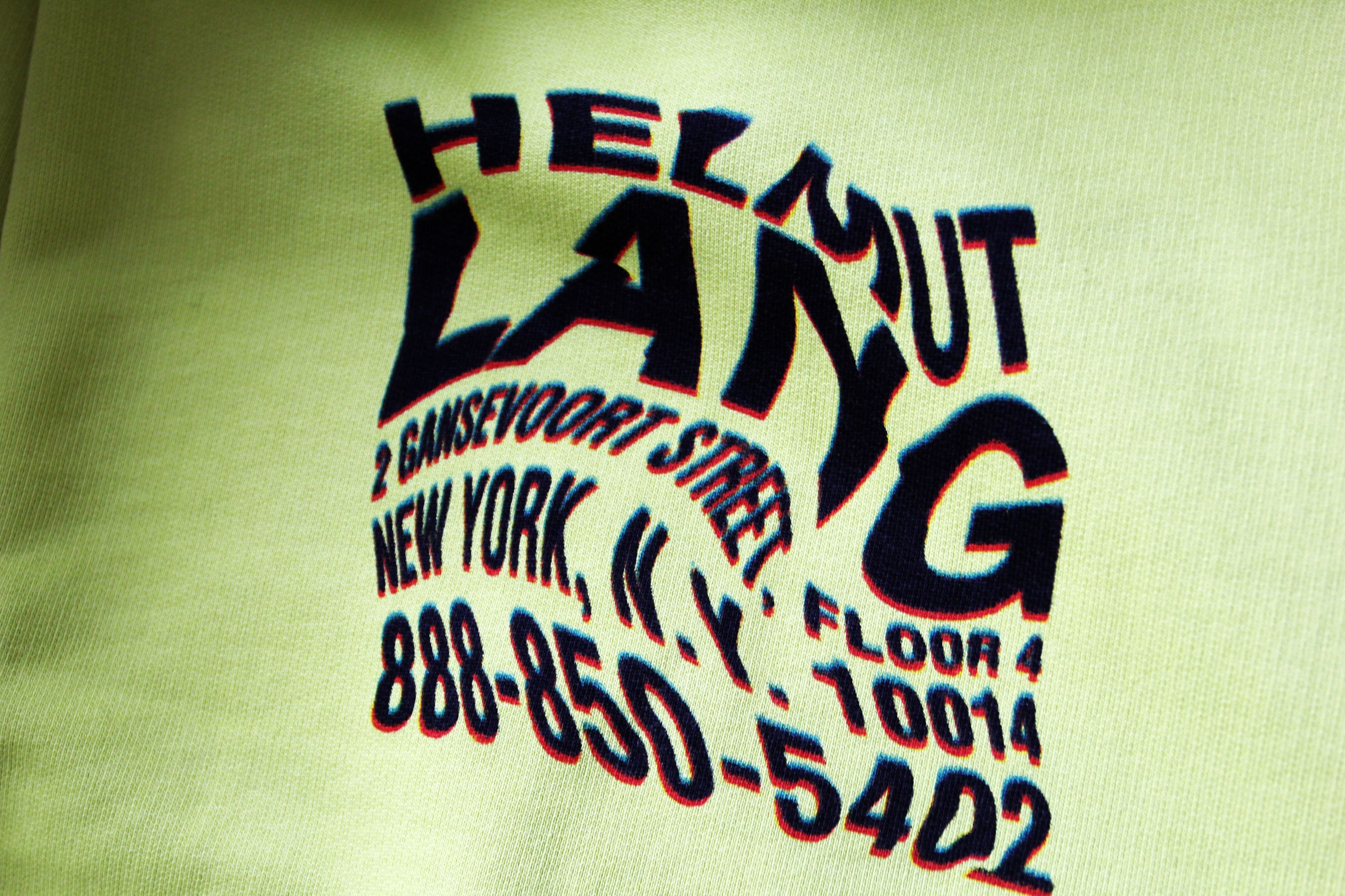 Helmut Lang BNWT AW21 HELMUT LANG WRAP HOODIE BOLD LIME S Size US S / EU 44-46 / 1 - 5 Thumbnail