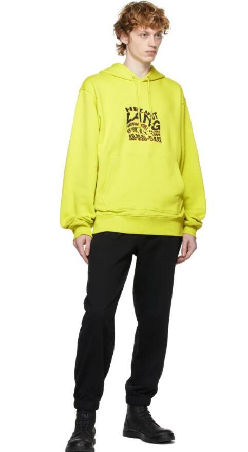 Helmut Lang BNWT AW21 HELMUT LANG WRAP HOODIE BOLD LIME S Size US S / EU 44-46 / 1 - 16 Thumbnail