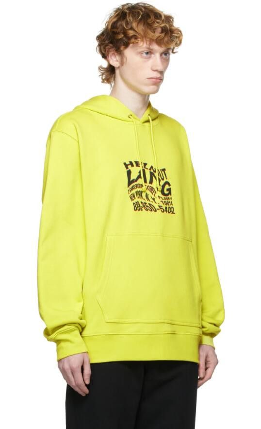 Helmut Lang BNWT AW21 HELMUT LANG WRAP HOODIE BOLD LIME S Size US S / EU 44-46 / 1 - 1 Thumbnail