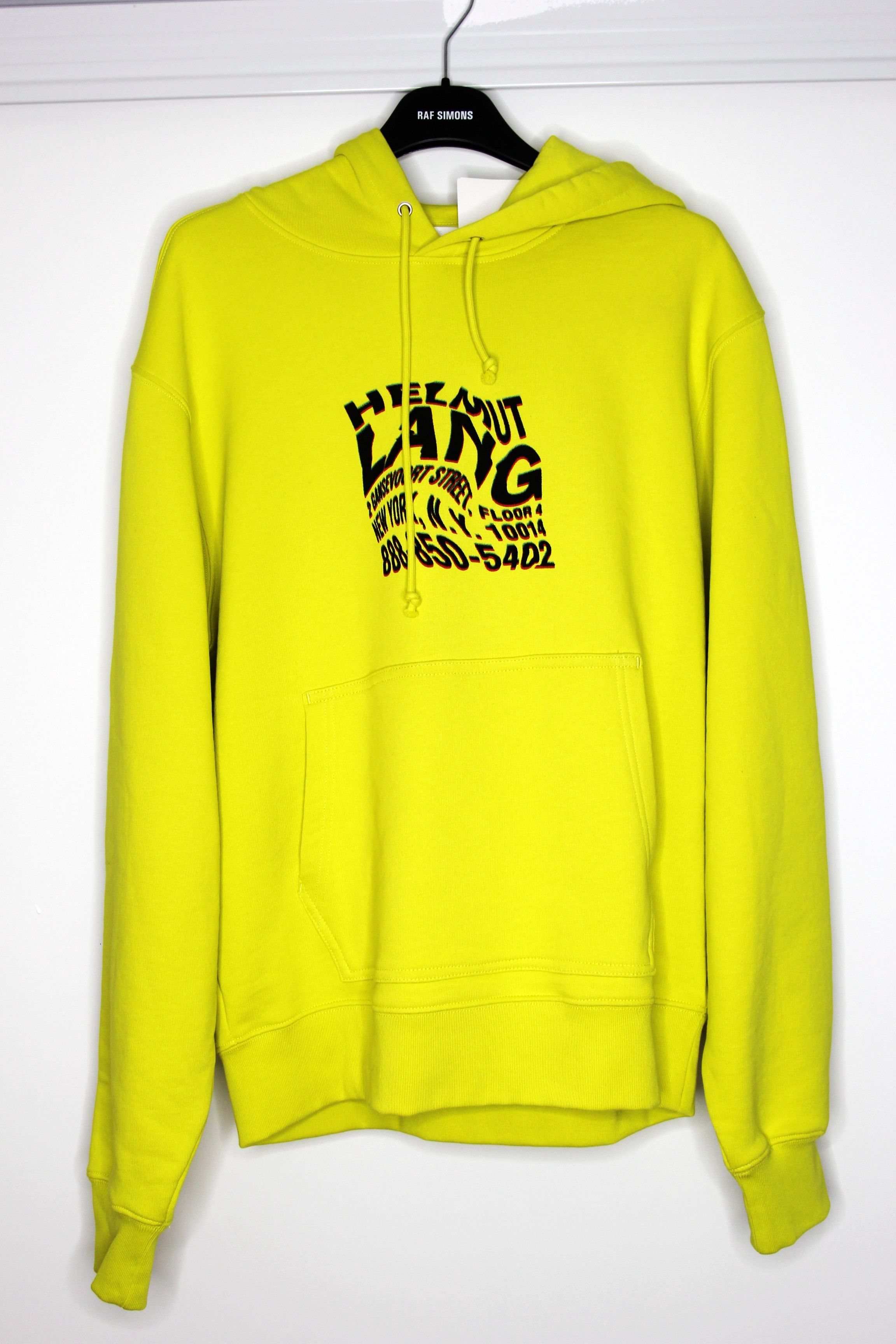 Helmut Lang BNWT AW21 HELMUT LANG WRAP HOODIE BOLD LIME S Size US S / EU 44-46 / 1 - 2 Thumbnail
