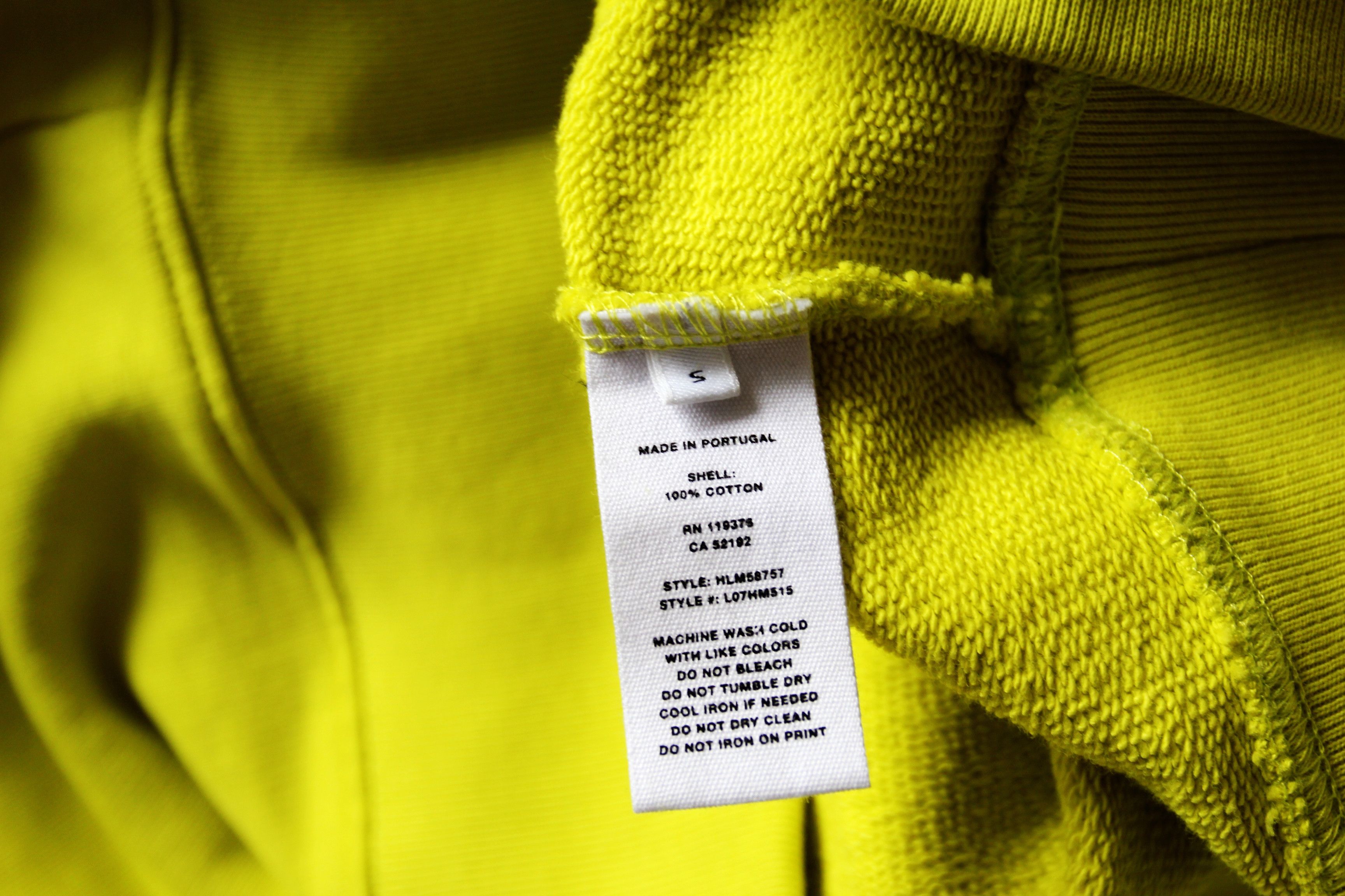 Helmut Lang BNWT AW21 HELMUT LANG WRAP HOODIE BOLD LIME S Size US S / EU 44-46 / 1 - 10 Thumbnail