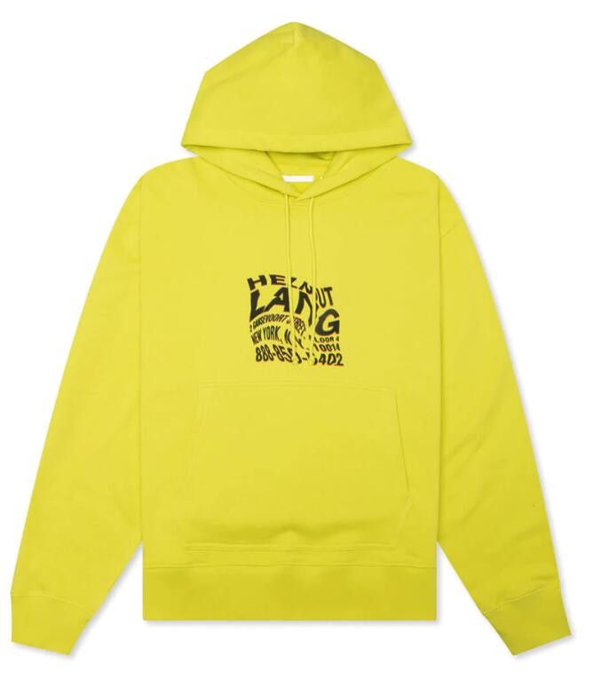 Helmut Lang BNWT AW21 HELMUT LANG WRAP HOODIE BOLD LIME S Size US S / EU 44-46 / 1 - 11 Thumbnail