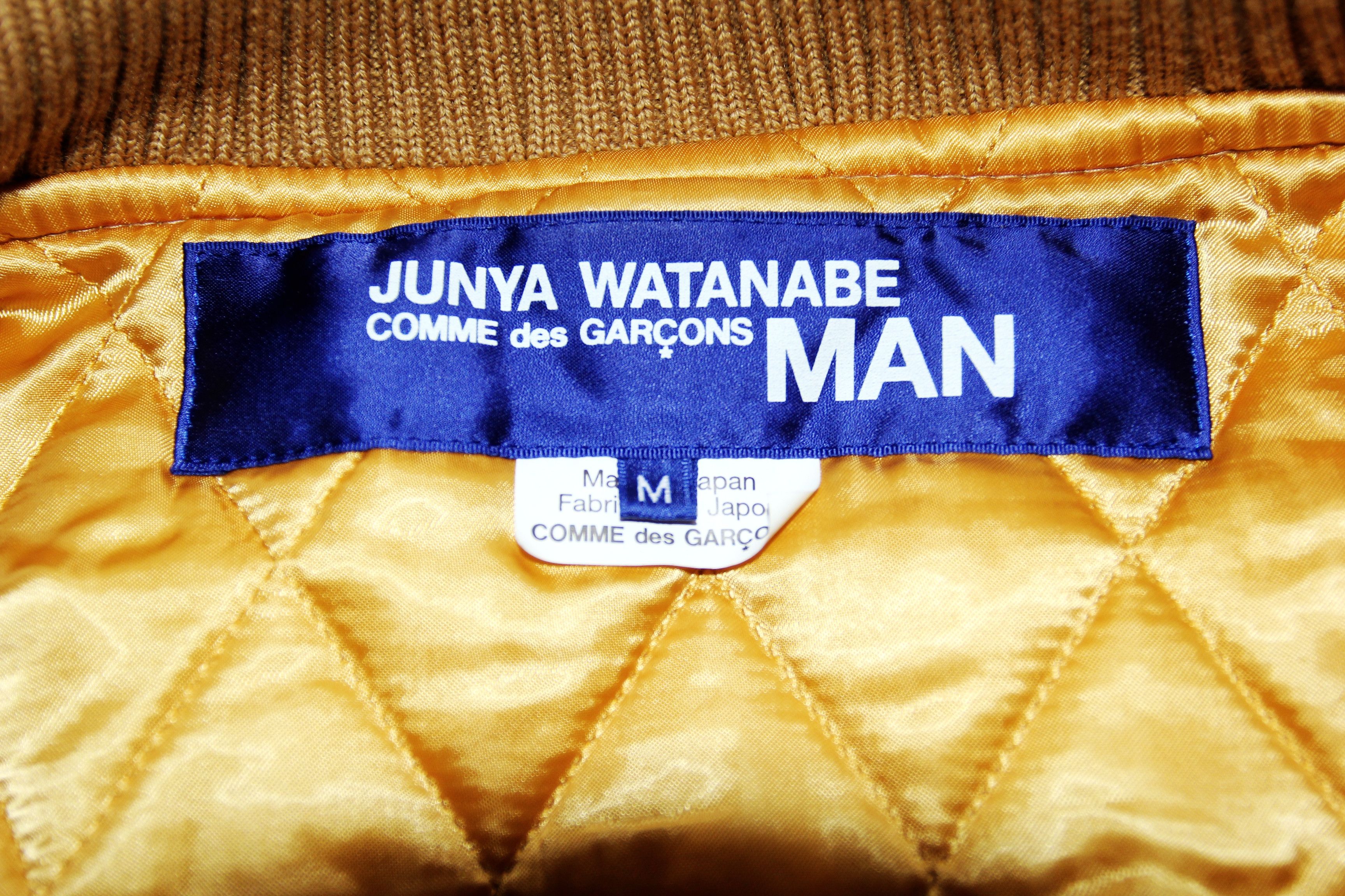 Junya Watanabe AW19 JUNYA WATANABE COWHIDE VARSITY JACKET M Size US M / EU 48-50 / 2 - 9 Thumbnail