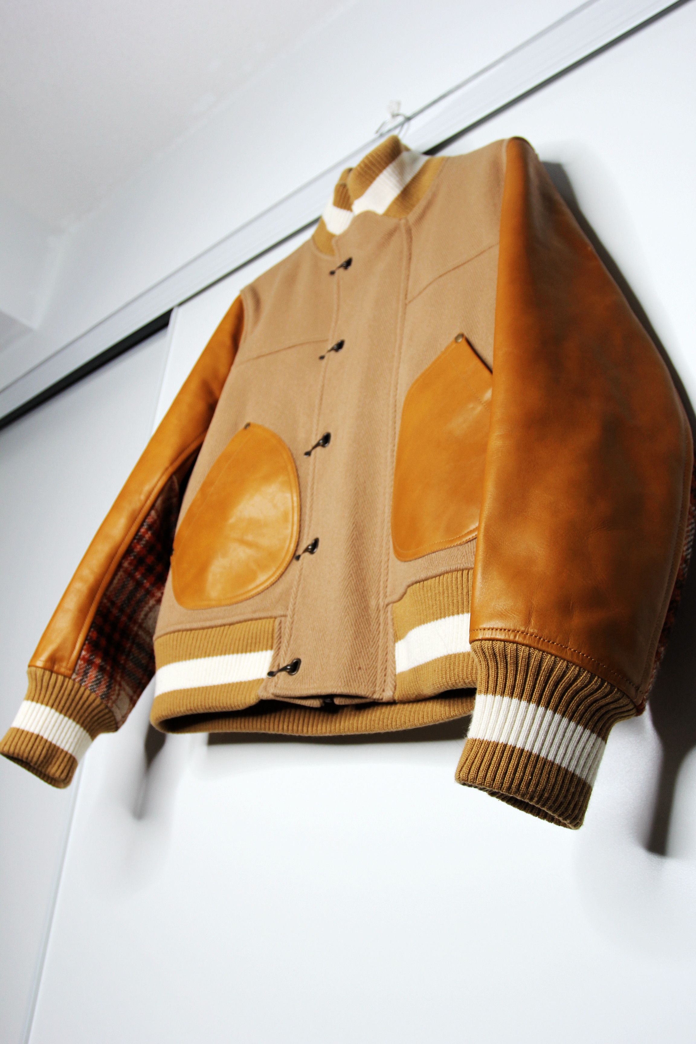 Junya Watanabe AW19 JUNYA WATANABE COWHIDE VARSITY JACKET M Size US M / EU 48-50 / 2 - 5 Thumbnail