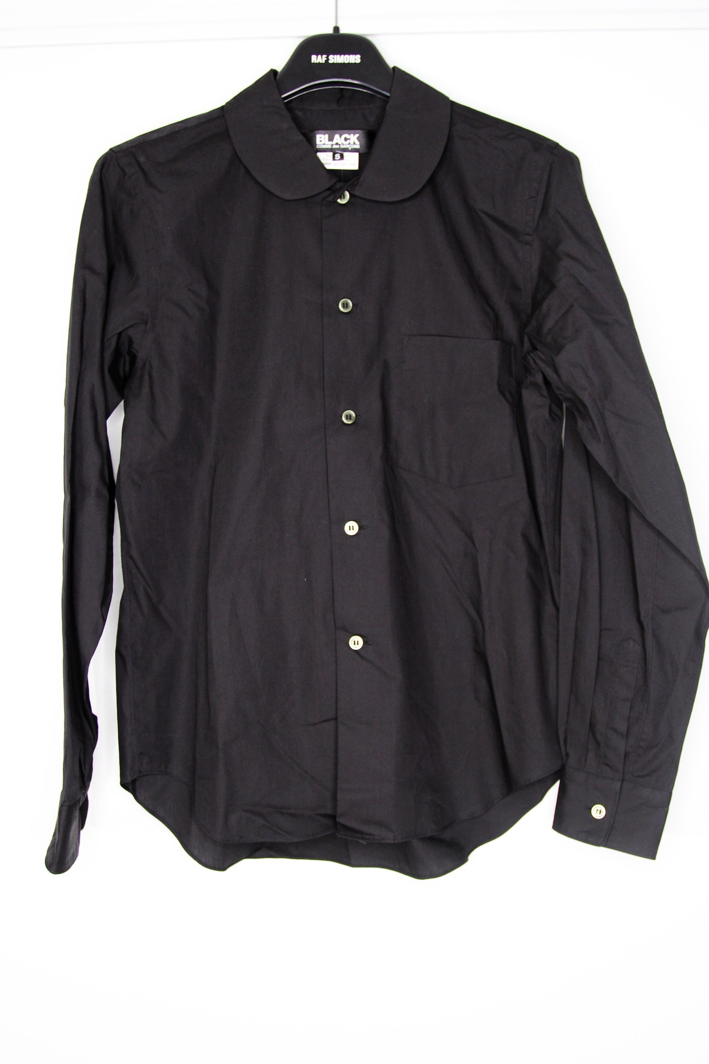 image of Ss20 Comme Des Garcons Black Shirt S, Men's (Size Small)