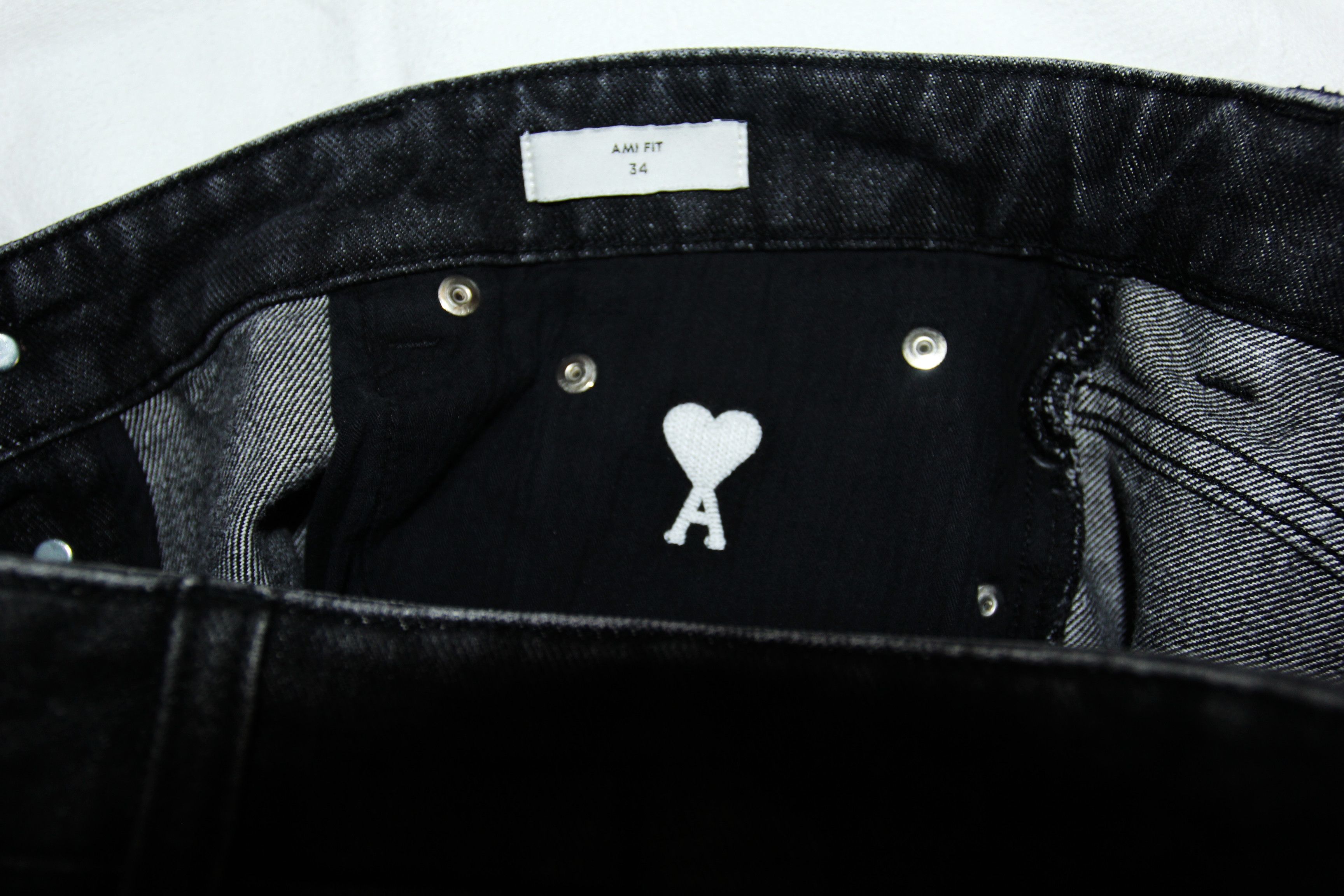 AMI BNWT AW21 AMI MID RISE FITTED LEG JEANS 34 Size US 34 / EU 50 - 11 Thumbnail