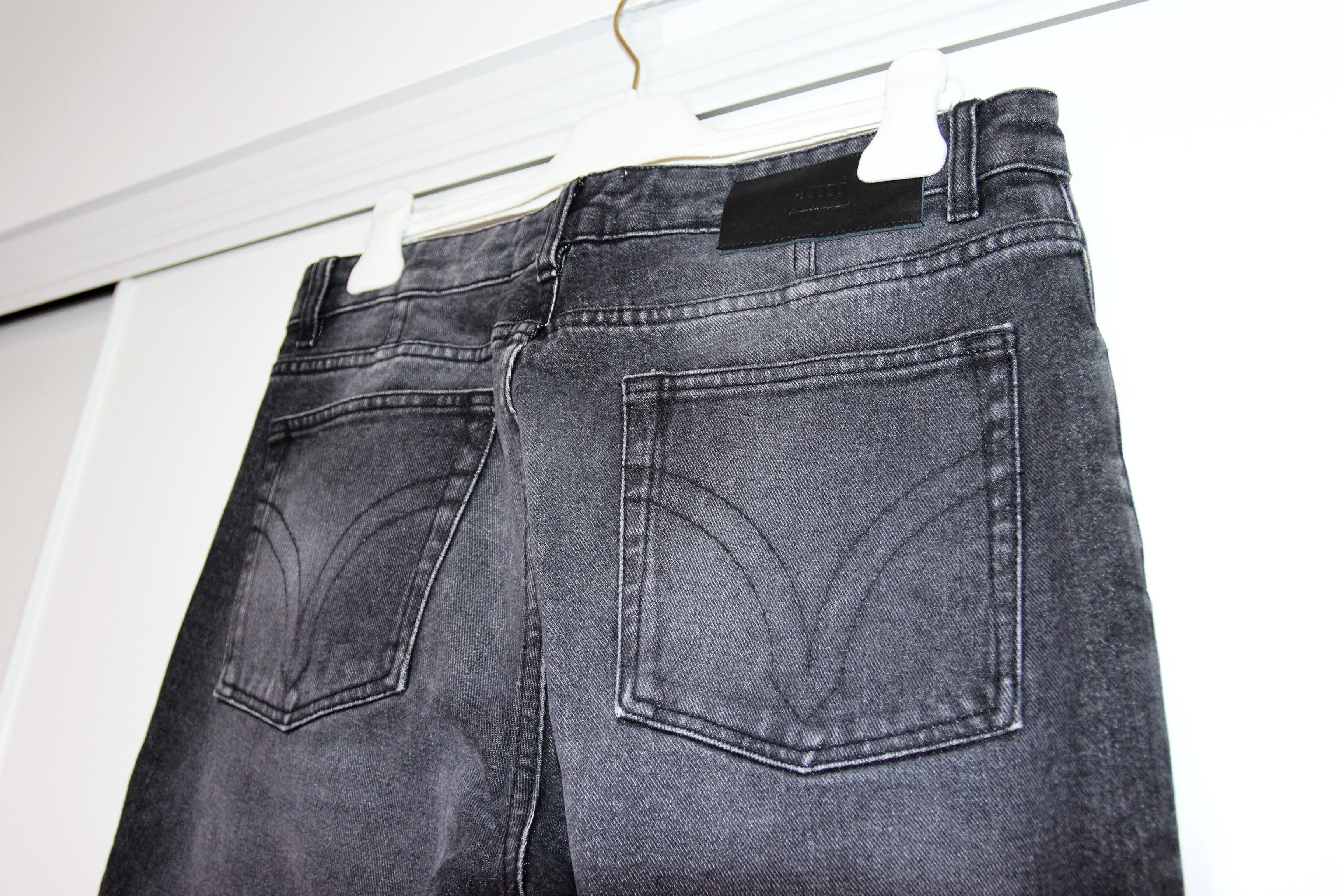 AMI BNWT AW21 AMI MID RISE FITTED LEG JEANS 34 Size US 34 / EU 50 - 6 Thumbnail