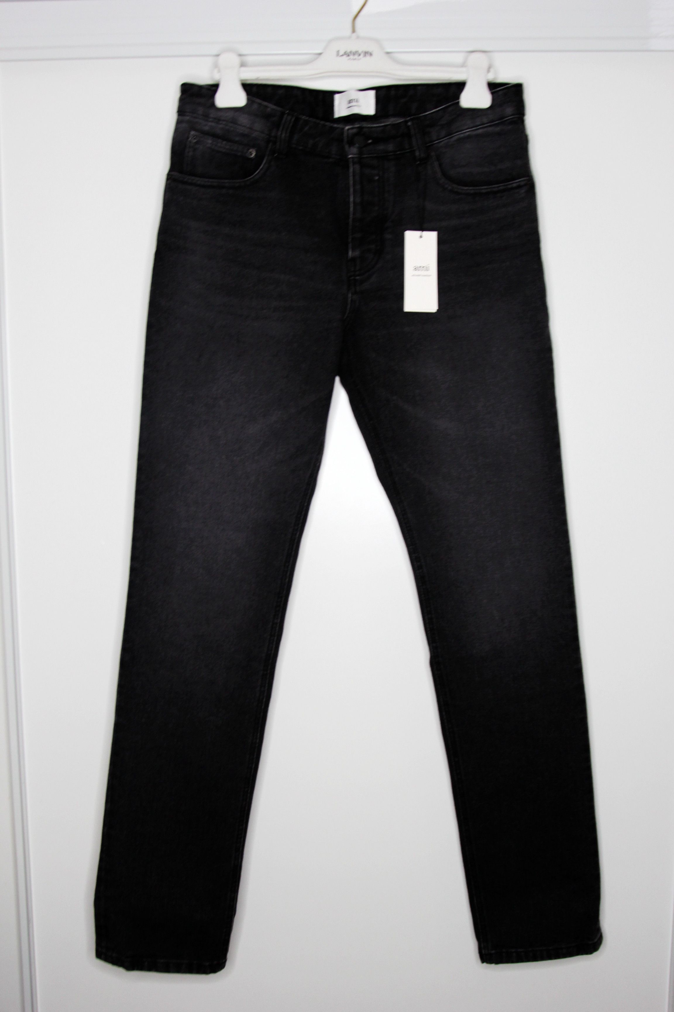 AMI BNWT AW21 AMI MID RISE FITTED LEG JEANS 34 Size US 34 / EU 50 - 2 Thumbnail