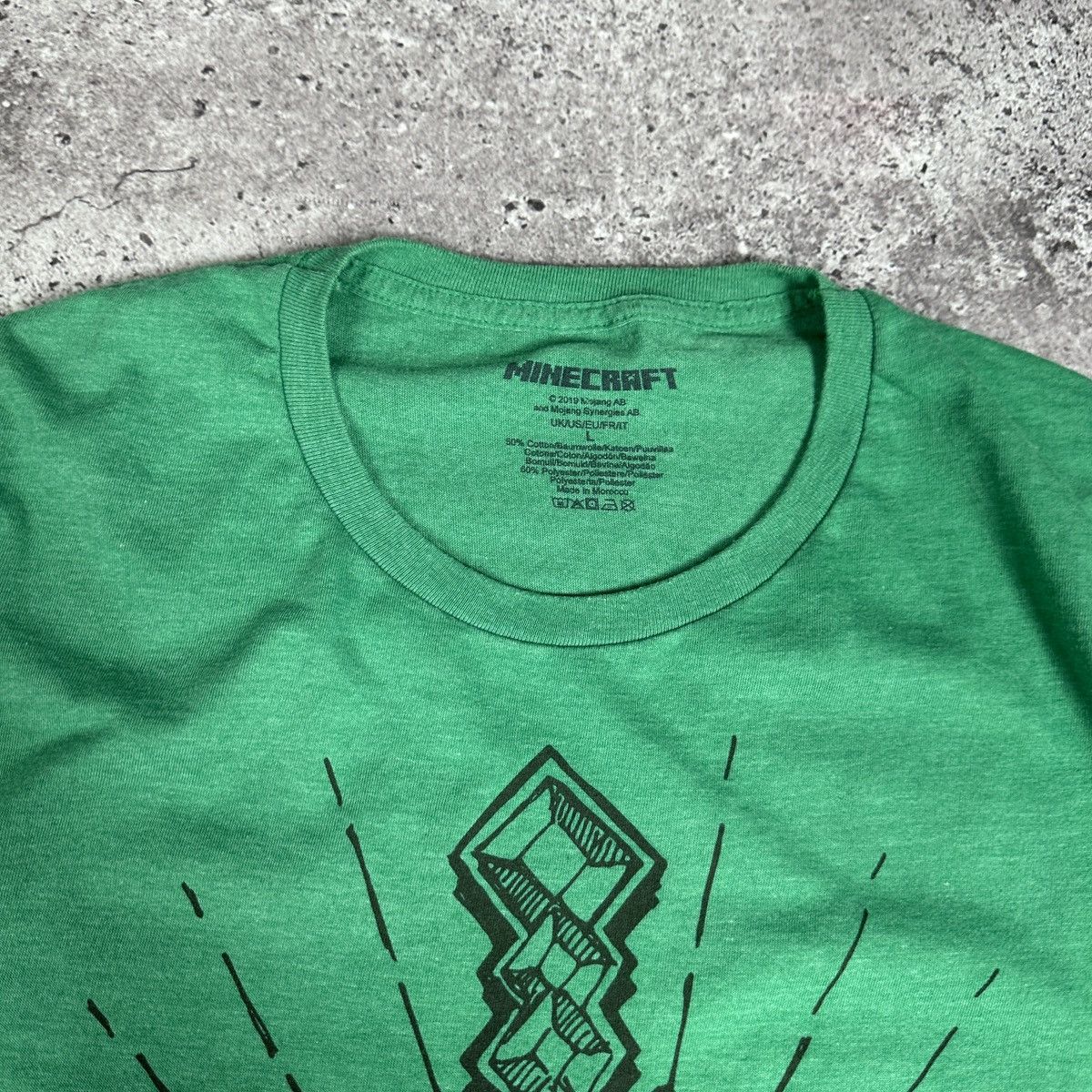 The Game Minecraft Adventures Guild Creeper Mojang tee PC Game xbox Size US M / EU 48-50 / 2 - 4 Thumbnail
