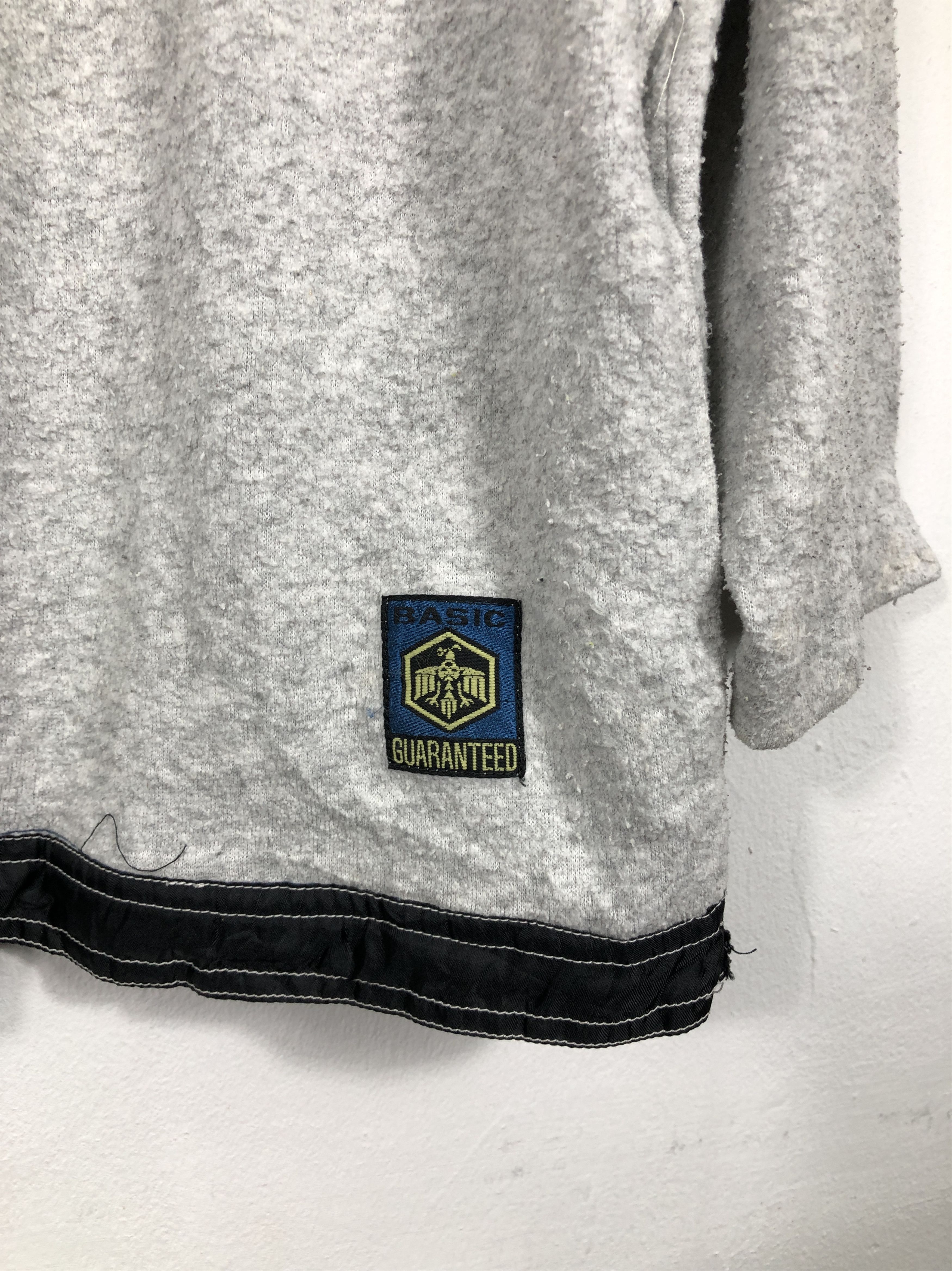 Japanese Brand × Vintage Vintage Blueky Over Wave Half Zipper Pullover Sweatshirt Size US XL / EU 56 / 4 - 9 Thumbnail