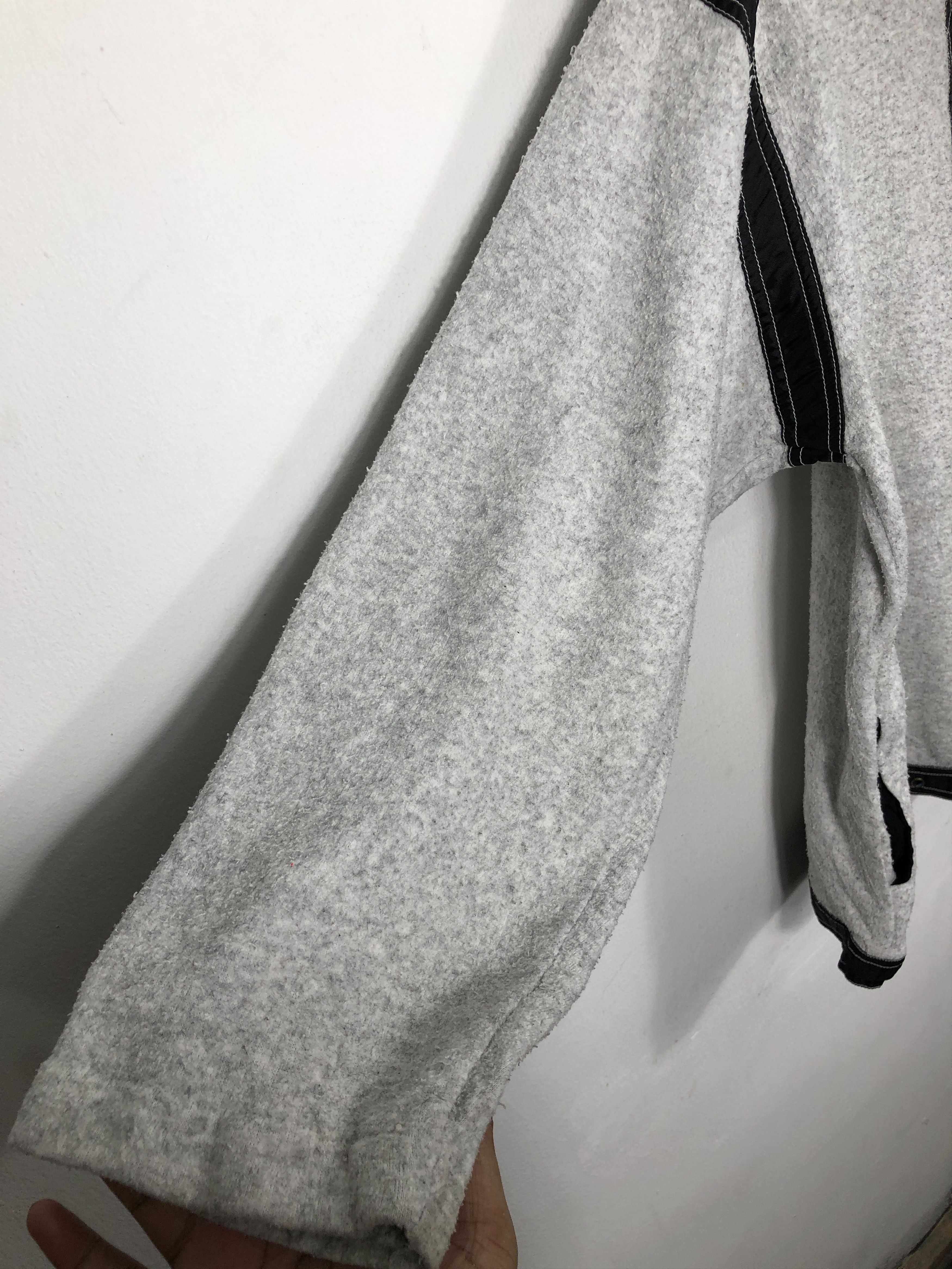 Japanese Brand × Vintage Vintage Blueky Over Wave Half Zipper Pullover Sweatshirt Size US XL / EU 56 / 4 - 7 Thumbnail