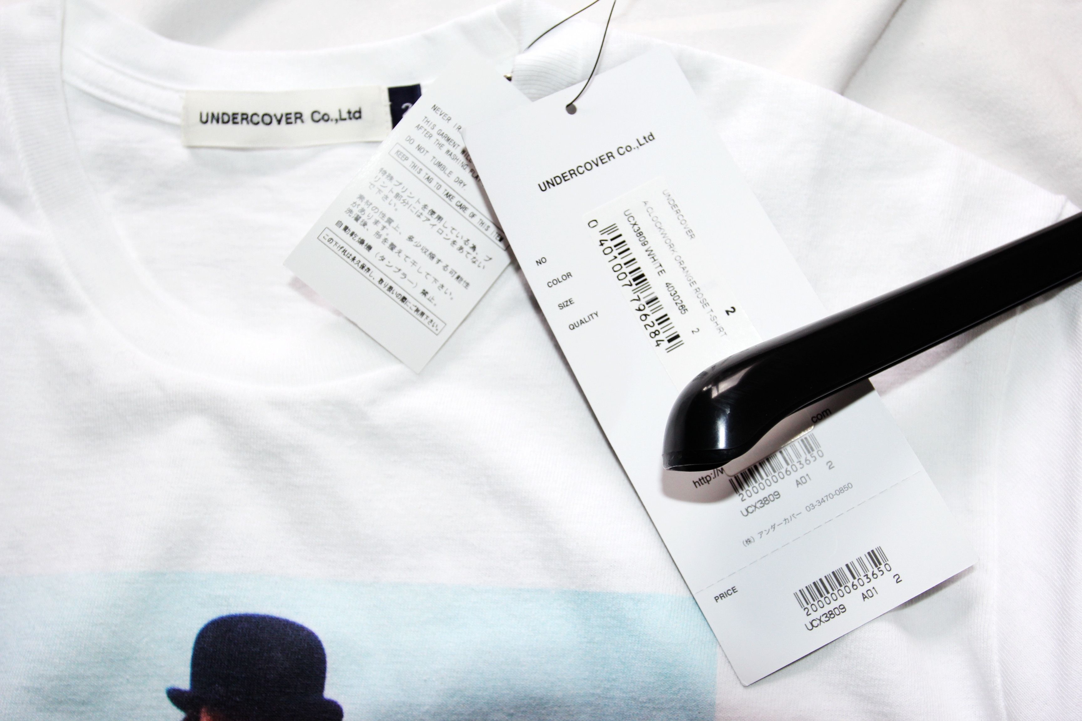 Undercover BNWT AW19 UNDERCOVER "A CLOCKWORK ORANGE" TSHIRT IN WHITE 2 Size US M / EU 48-50 / 2 - 10 Thumbnail