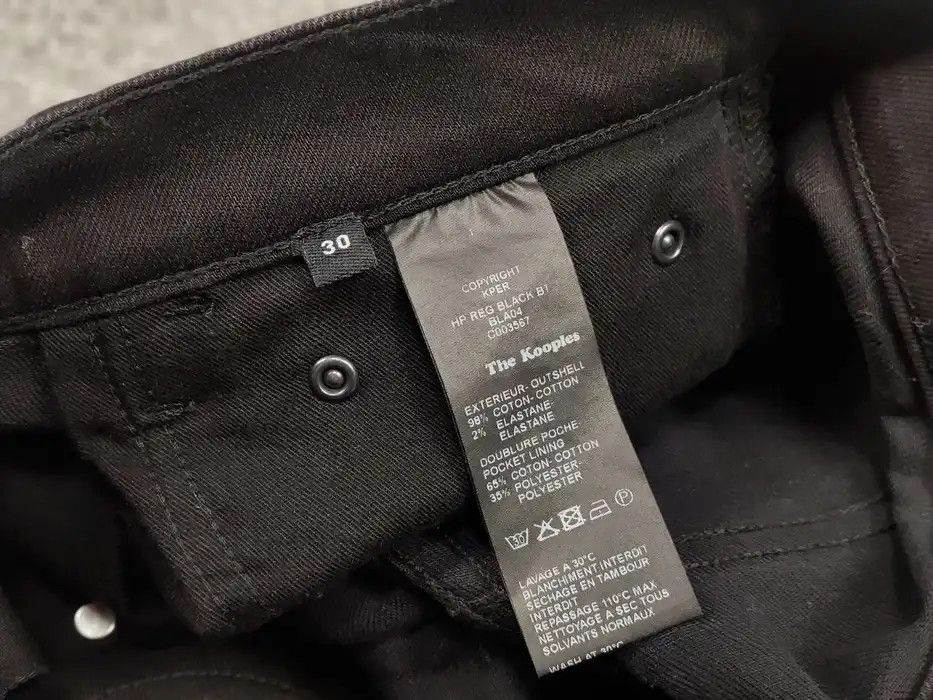 The Kooples The Kooples Hp Reg Black Fit Denim Mens Jeans Size US 30 / EU 46 - 10 Thumbnail