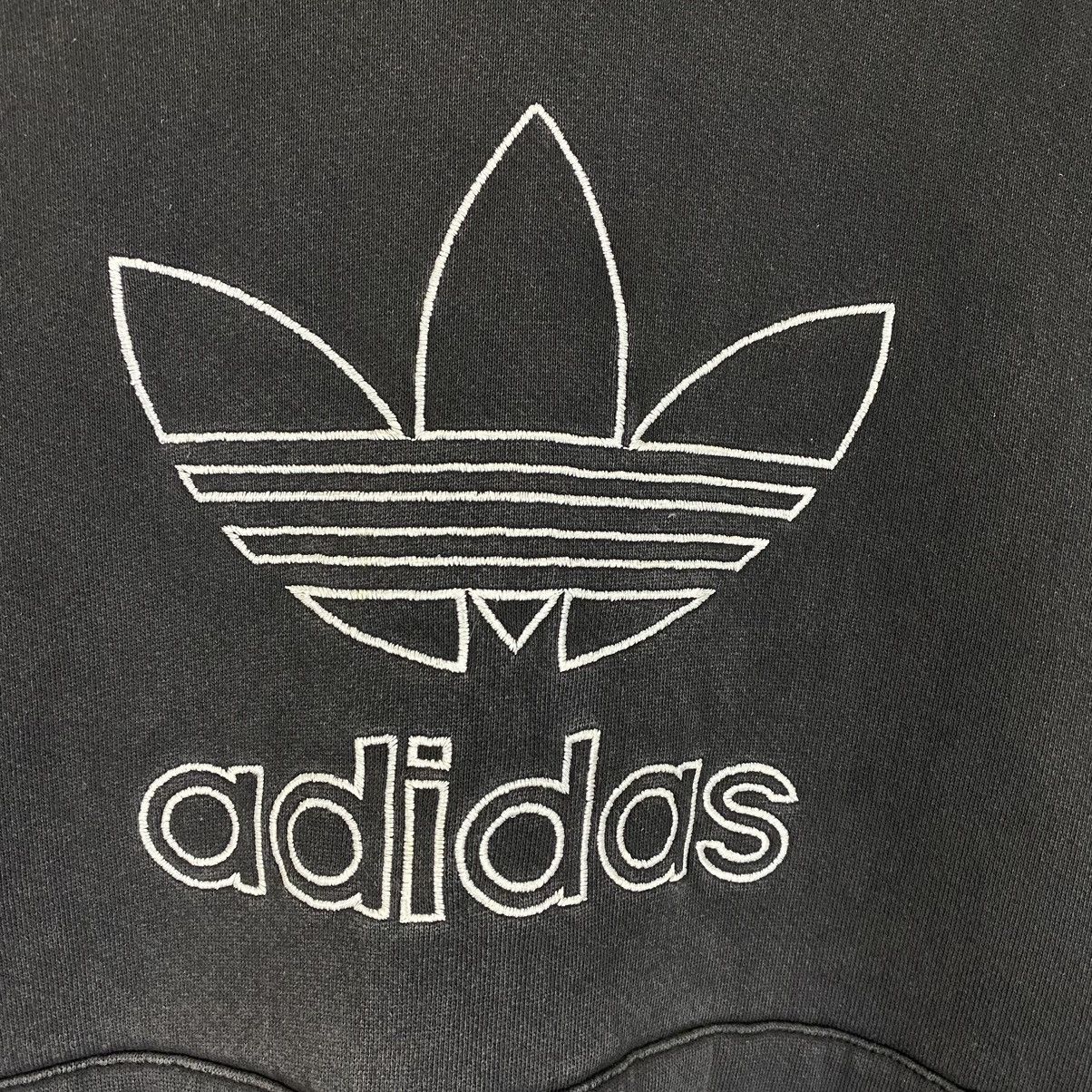 Adidas Vintage 90s Vintage 90s Adidas Big Logo Pullover Hoodies Size US L / EU 52-54 / 3 - 5 Thumbnail