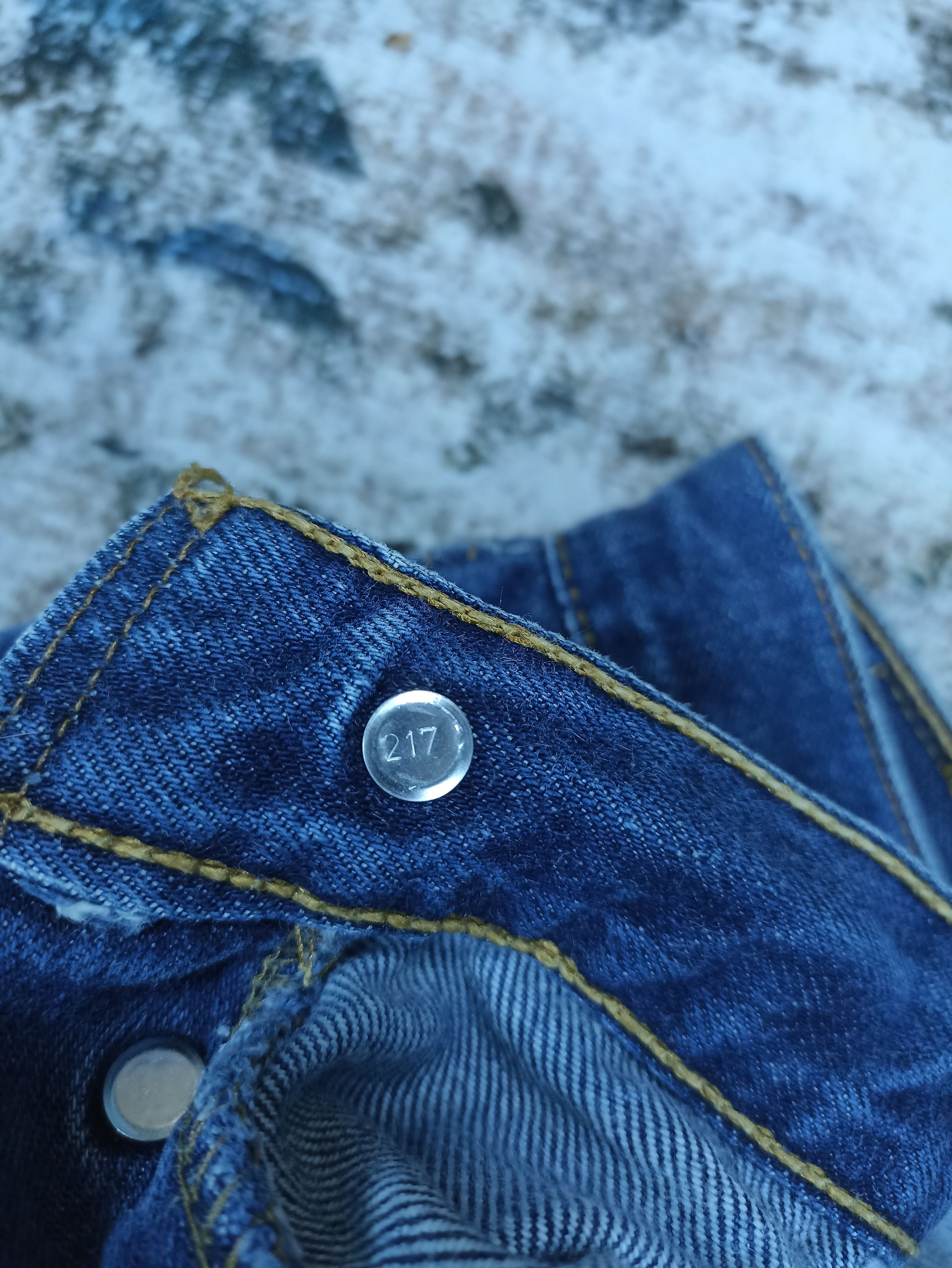 Jean × Levi's × Vintage Vintage Levis 501 Dark Blue Wash Jeans - J034 Size US 37 - 4 Thumbnail