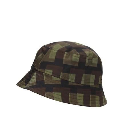 Dries Van Noten BNWT SS21 DRIES VAN NOTEN x LEN LYE KHAKI NYLON BUCKET HAT Size ONE SIZE - 1 Thumbnail