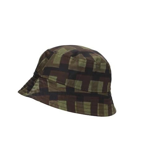 Dries Van Noten BNWT SS21 DRIES VAN NOTEN x LEN LYE KHAKI NYLON BUCKET HAT  | Grailed