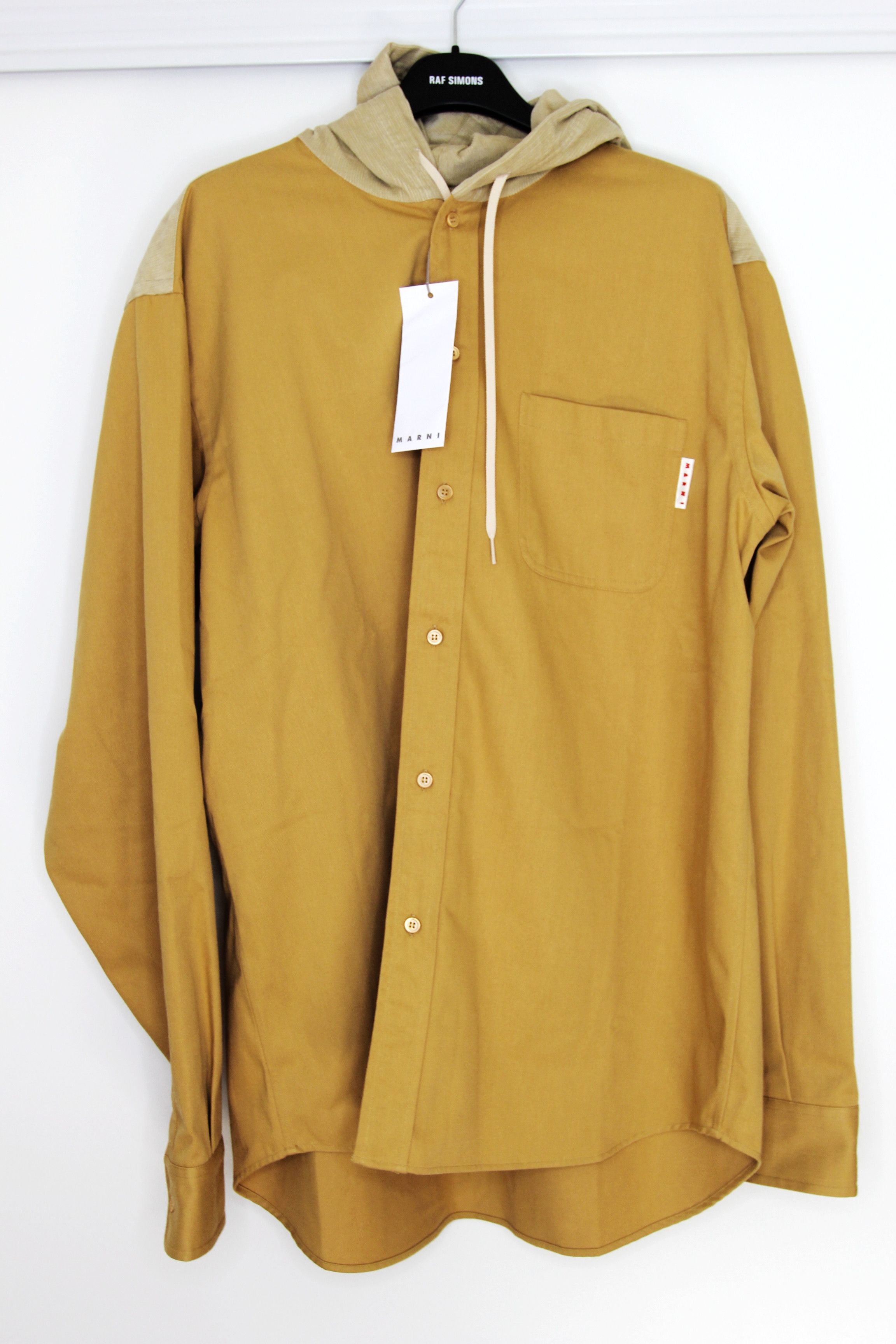 Marni BNWT SS21 MARNI HOODED COTTON GABARDINE SHIRT JACKET 54 Size US L / EU 52-54 / 3 - 2 Thumbnail