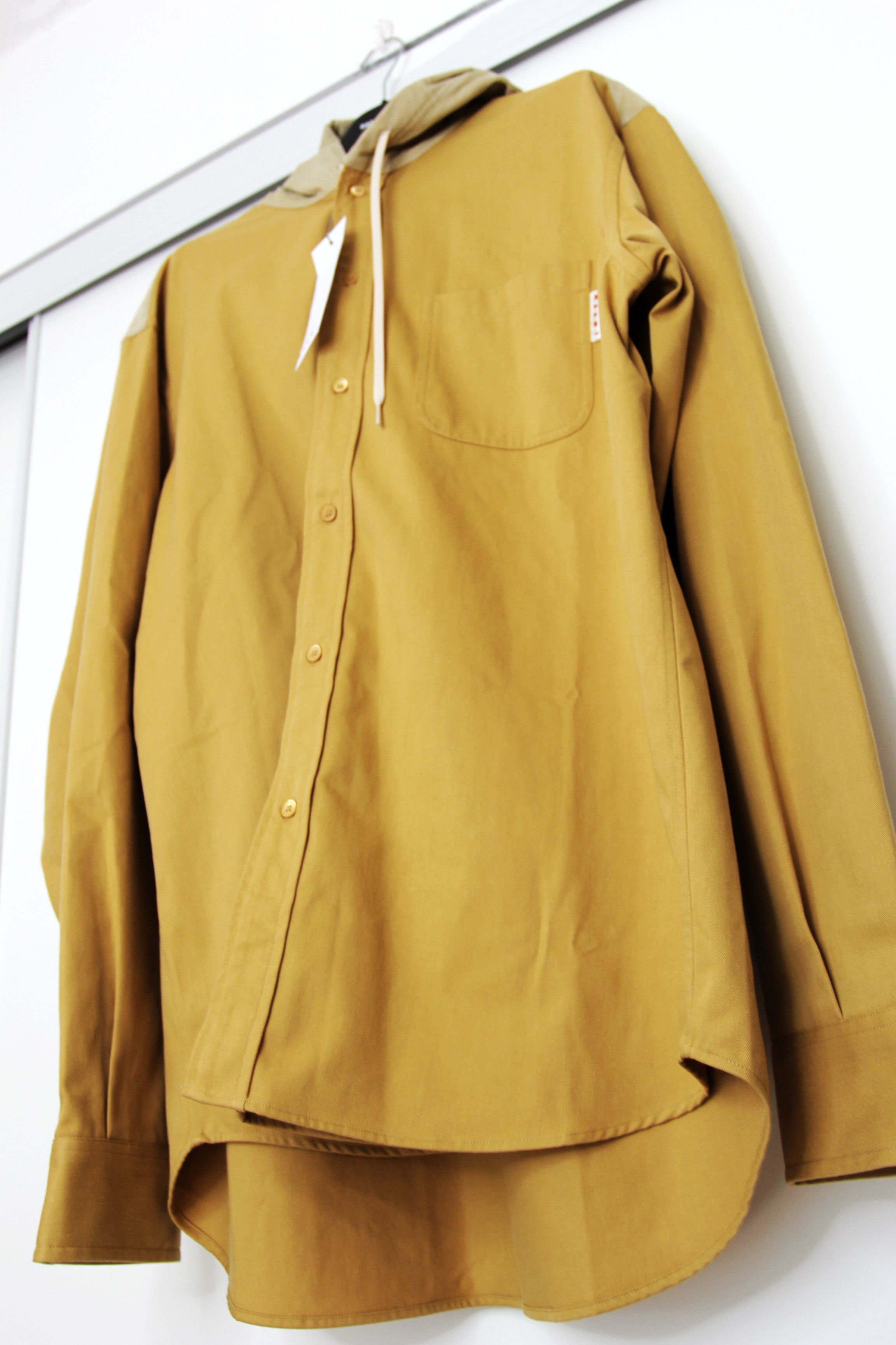 Marni BNWT SS21 MARNI HOODED COTTON GABARDINE SHIRT JACKET 54 Size US L / EU 52-54 / 3 - 5 Thumbnail