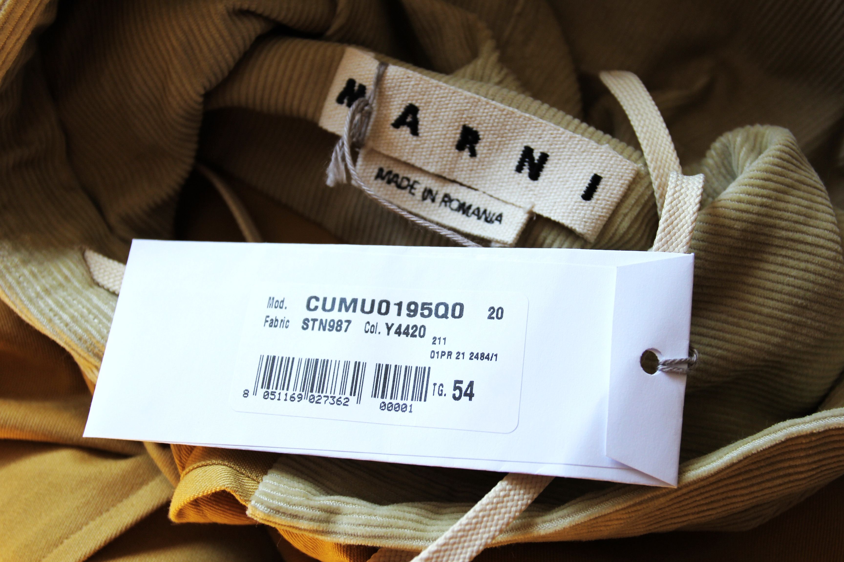 Marni BNWT SS21 MARNI HOODED COTTON GABARDINE SHIRT JACKET 54 Size US L / EU 52-54 / 3 - 9 Thumbnail