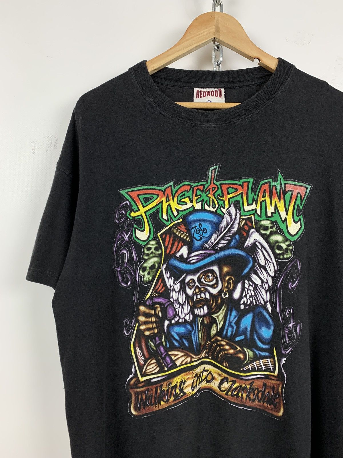 Band Tees 1998 Vintage Page Plant Walking Into Clarksdale Tour Shirt Size US XL / EU 56 / 4 - 4 Thumbnail
