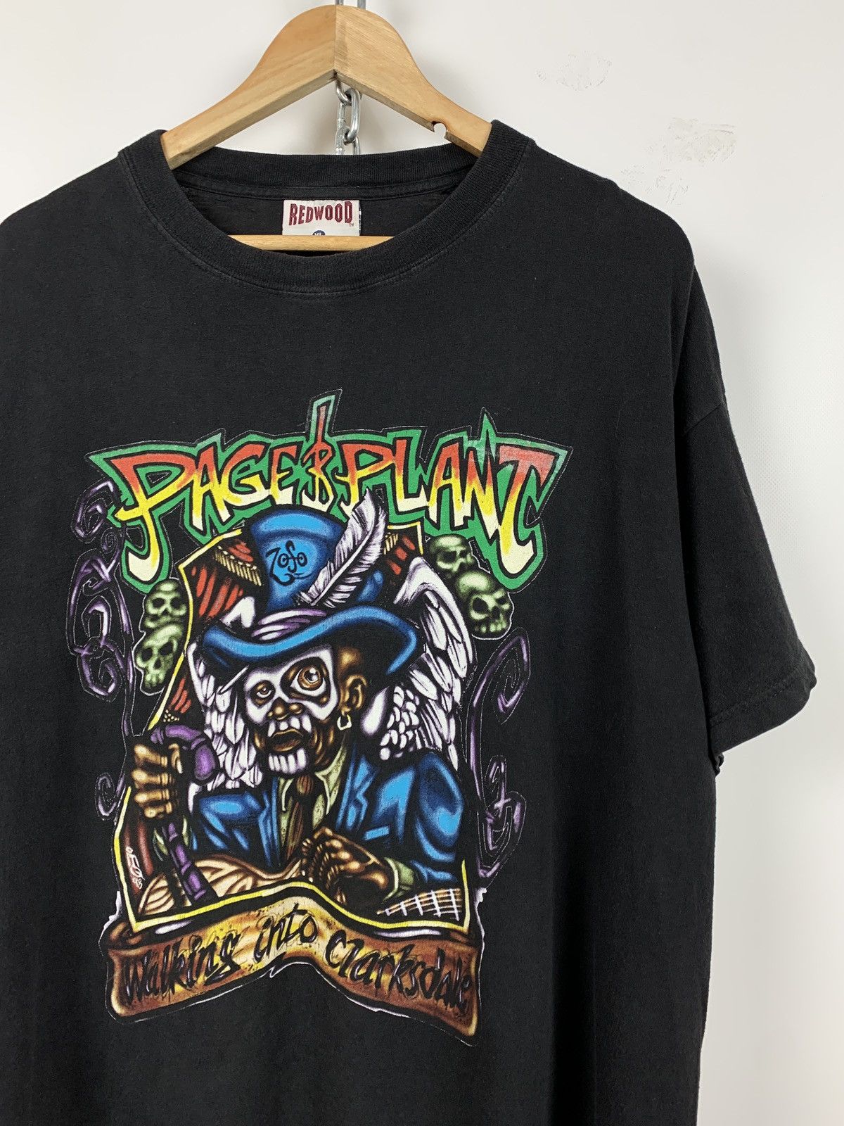 Band Tees 1998 Vintage Page Plant Walking Into Clarksdale Tour Shirt Size US XL / EU 56 / 4 - 5 Thumbnail