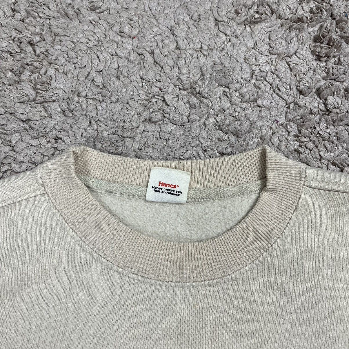 Hanes × Vintage Vintage Hanes Big Logo Sweatshirt Size US L / EU 52-54 / 3 - 10 Thumbnail