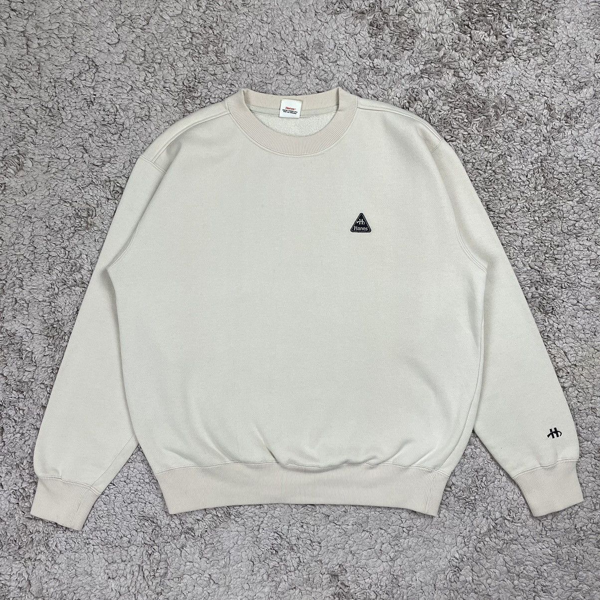 Hanes × Vintage Vintage Hanes Big Logo Sweatshirt Size US L / EU 52-54 / 3 - 2 Thumbnail
