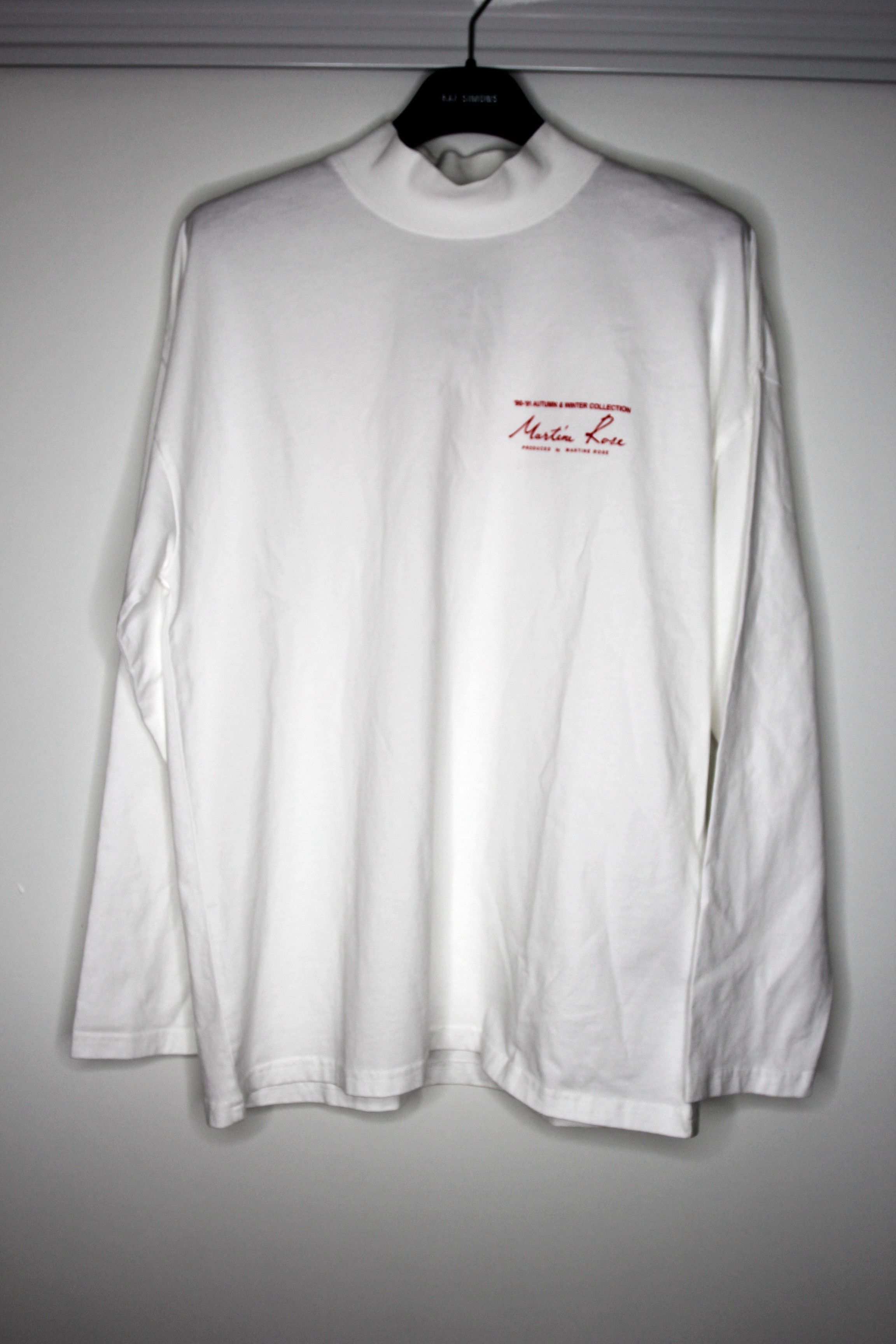 Martine Rose BNWT AW21 MARTINE ROSE MOCJ NECK LONG SLEEVE TSHIRT S Size US S / EU 44-46 / 1 - 2 Thumbnail