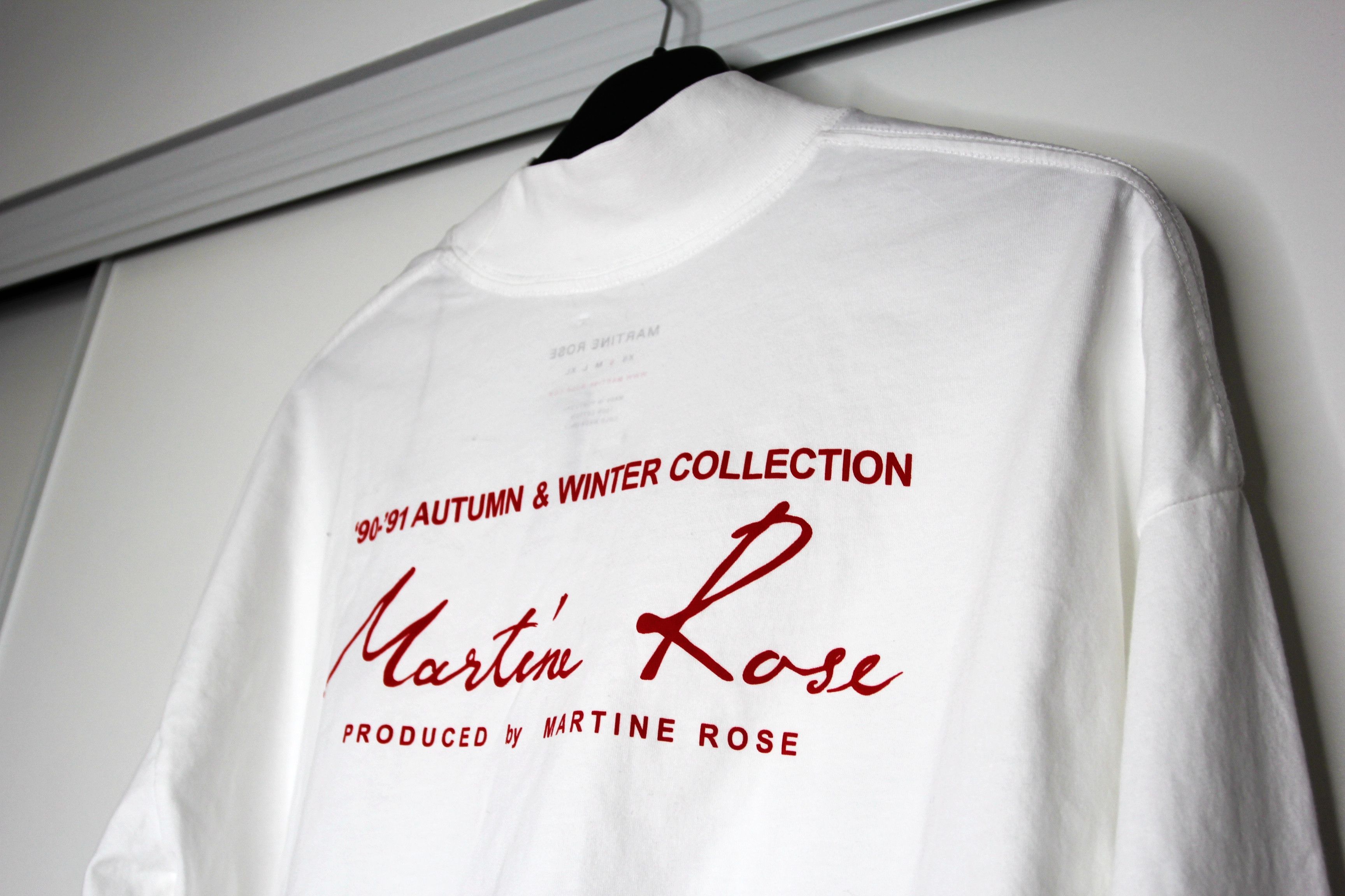 Martine Rose BNWT AW21 MARTINE ROSE MOCJ NECK LONG SLEEVE TSHIRT S Size US S / EU 44-46 / 1 - 7 Thumbnail