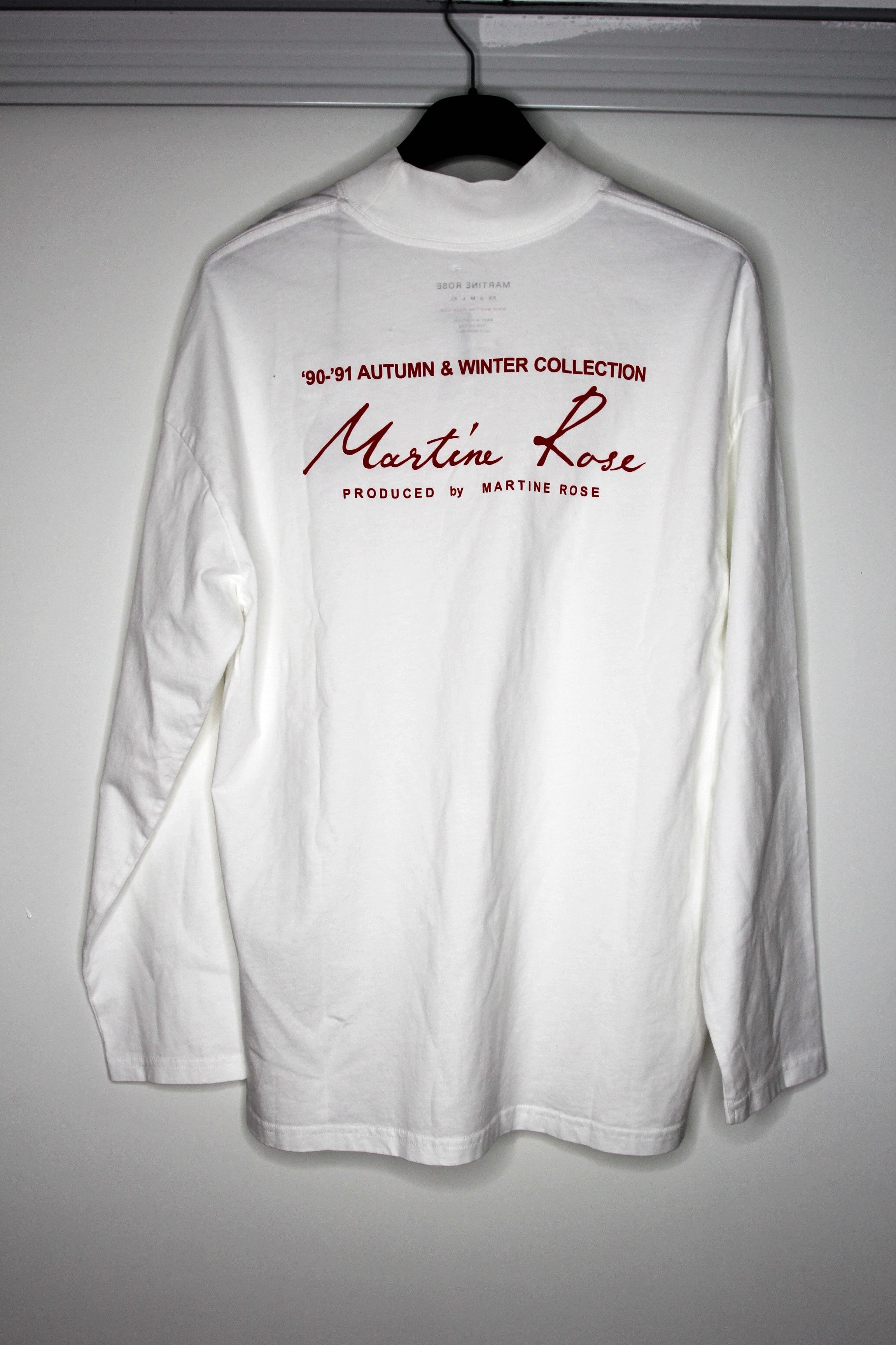 Martine Rose BNWT AW21 MARTINE ROSE MOCJ NECK LONG SLEEVE TSHIRT S Size US S / EU 44-46 / 1 - 3 Thumbnail