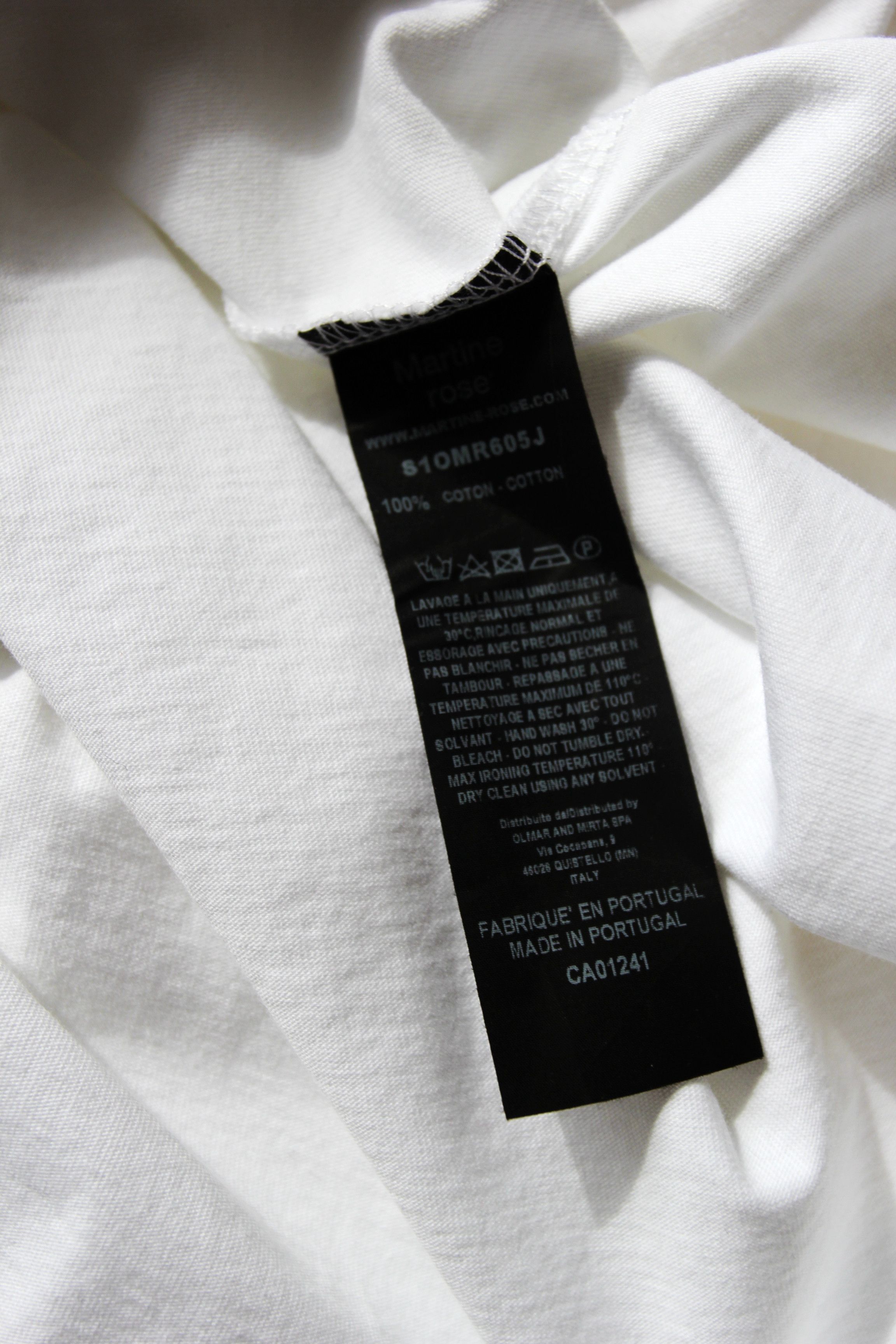 Martine Rose BNWT AW21 MARTINE ROSE MOCJ NECK LONG SLEEVE TSHIRT S Size US S / EU 44-46 / 1 - 11 Thumbnail