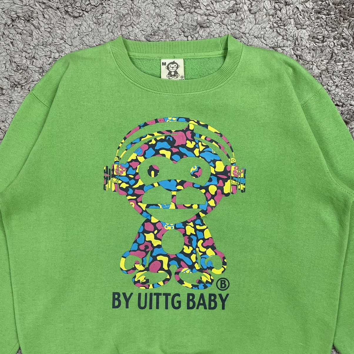 Japanese Brand × Vintage Uittg Ripoff Bape By Uittg Baby Sweatshirt Size US M / EU 48-50 / 2 - 5 Thumbnail