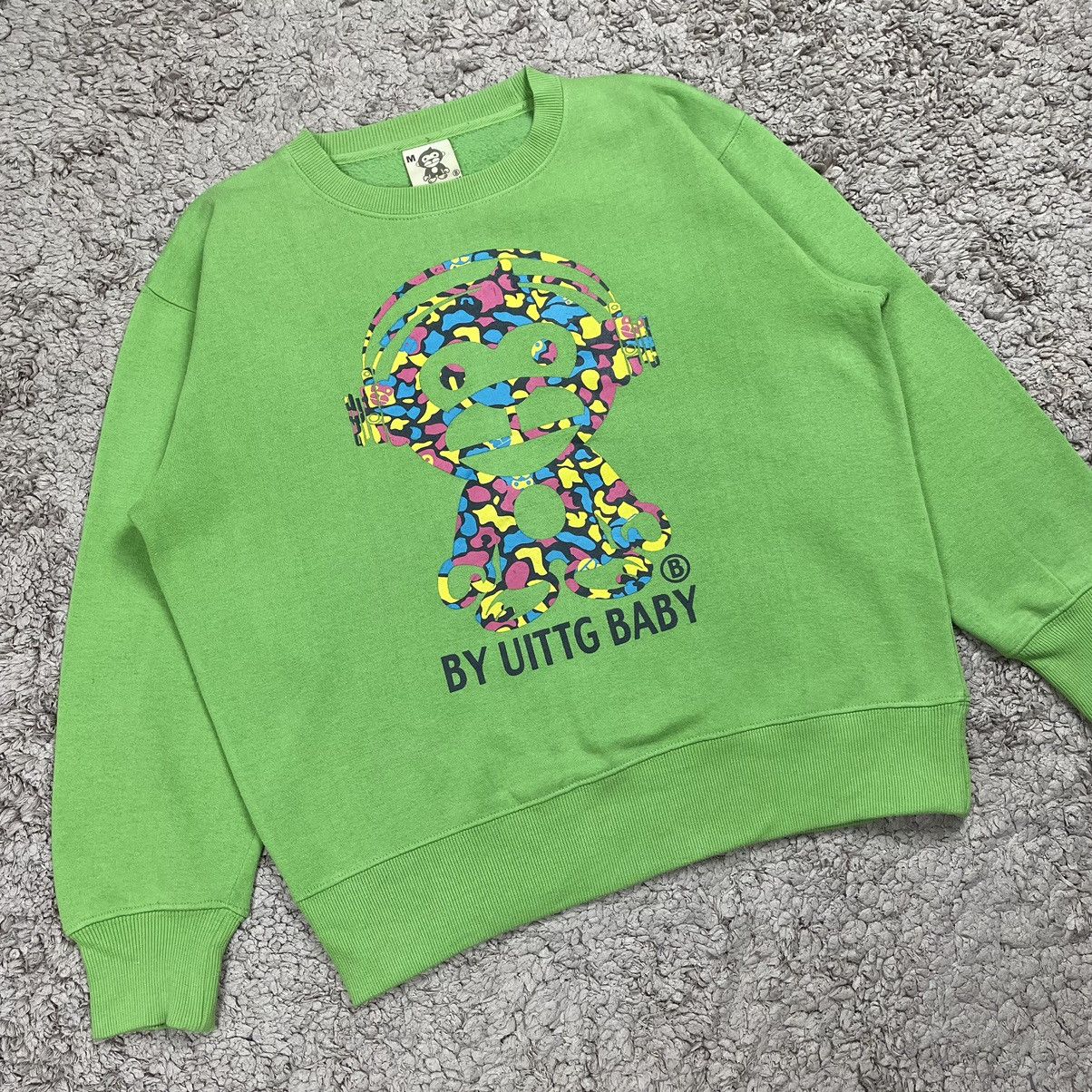 Japanese Brand × Vintage Uittg Ripoff Bape By Uittg Baby Sweatshirt Size US M / EU 48-50 / 2 - 3 Thumbnail