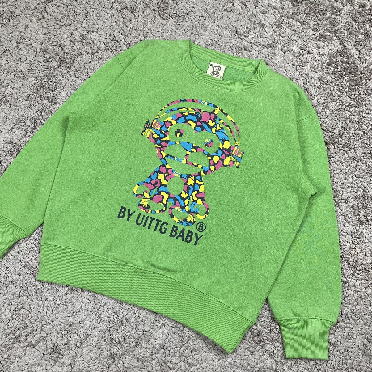 Japanese Brand × Vintage Uittg Ripoff Bape By Uittg Baby Sweatshirt Size US M / EU 48-50 / 2 - 4 Thumbnail