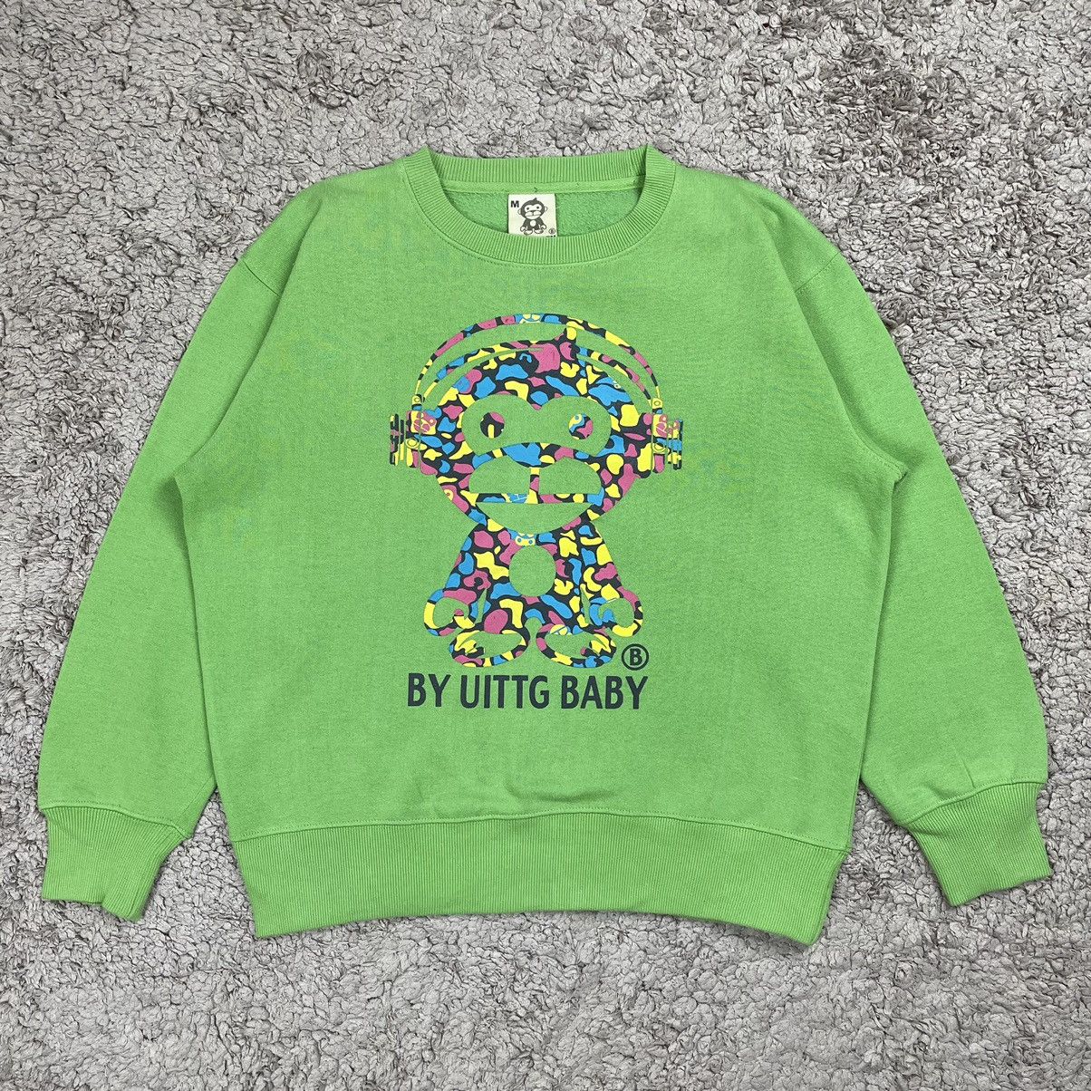 Japanese Brand × Vintage Uittg Ripoff Bape By Uittg Baby Sweatshirt Size US M / EU 48-50 / 2 - 1 Thumbnail