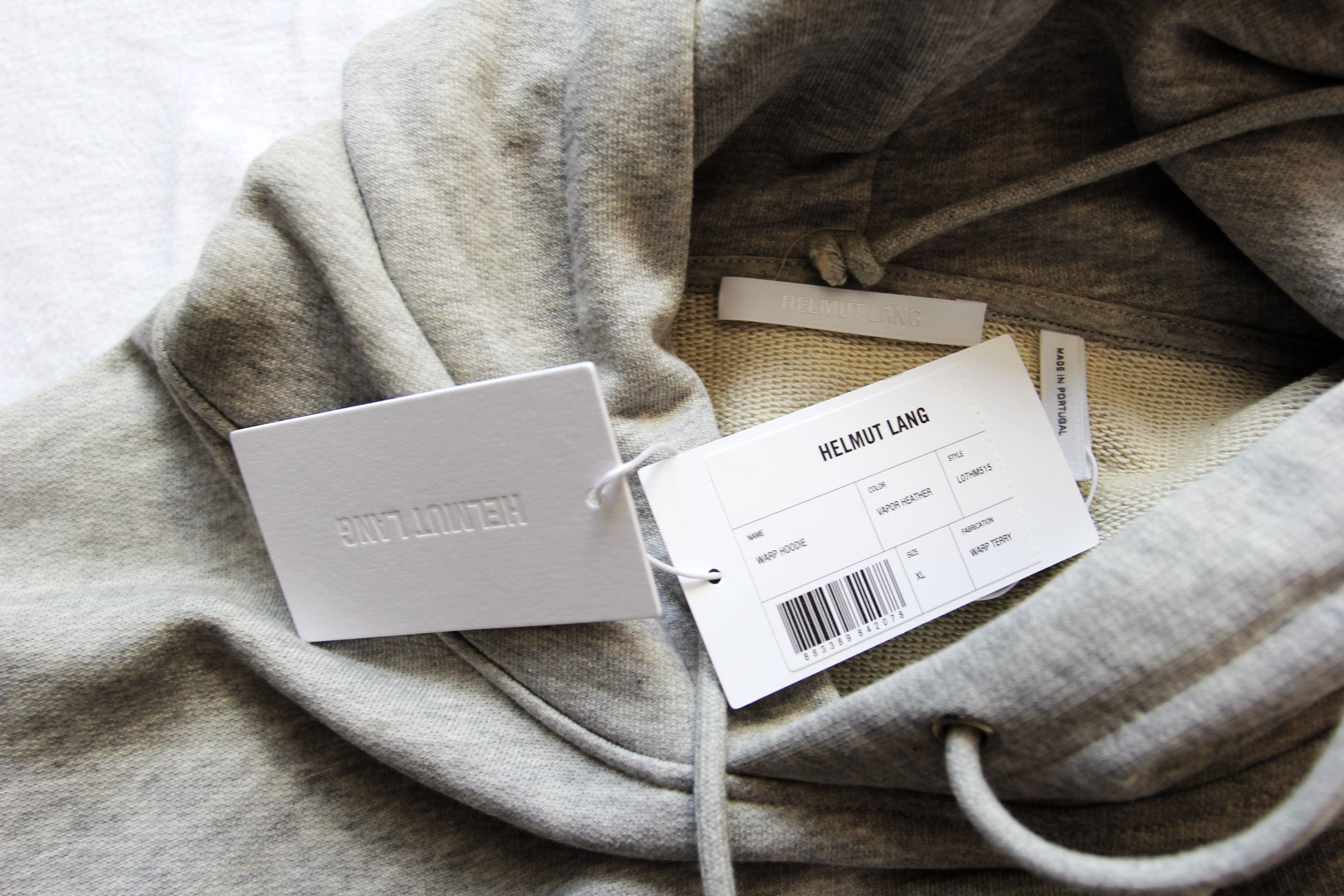 Helmut Lang BNWT AW21 HELMUT LANG WARP HOODIE XL Size US XL / EU 56 / 4 - 10 Thumbnail