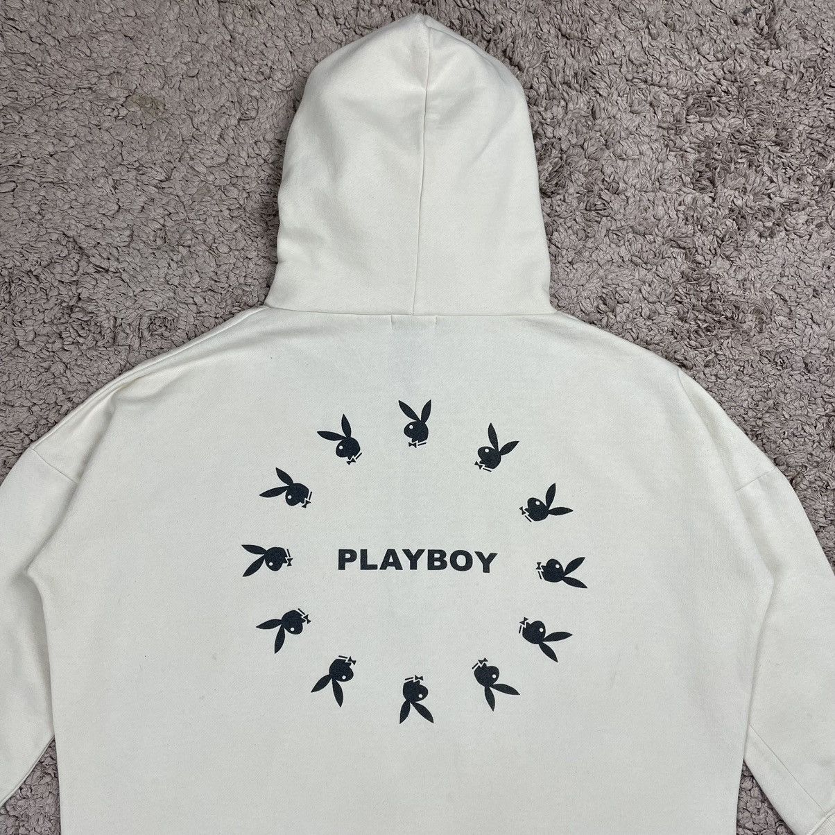Playboy Vintage Playboy Spellout Halfzipper Hoodie Size US L / EU 52-54 / 3 - 5 Thumbnail