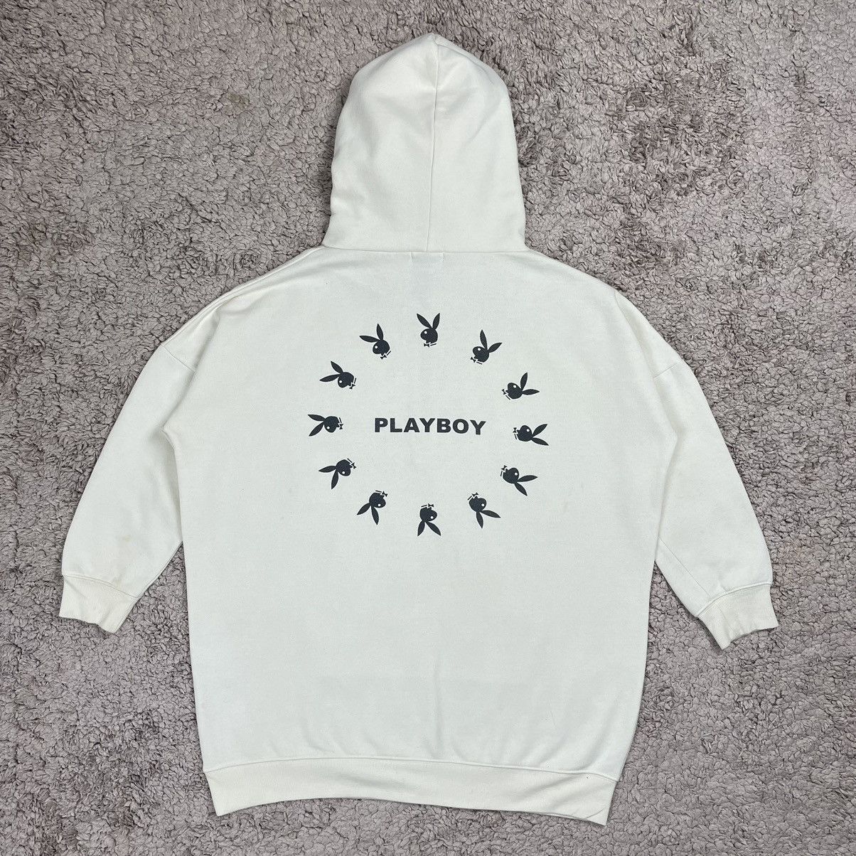 Playboy Vintage Playboy Spellout Halfzipper Hoodie Size US L / EU 52-54 / 3 - 1 Thumbnail
