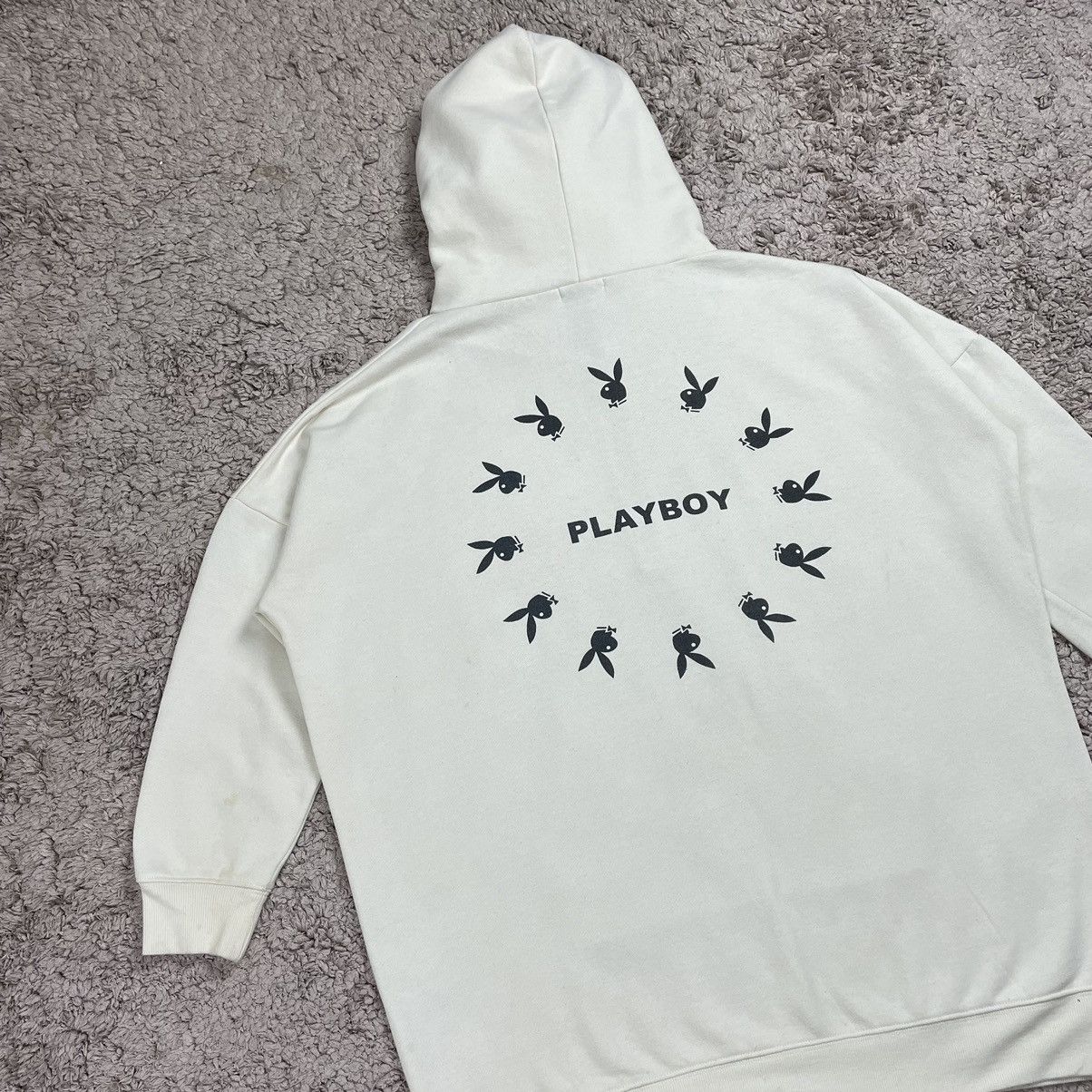 Playboy Vintage Playboy Spellout Halfzipper Hoodie Size US L / EU 52-54 / 3 - 3 Thumbnail