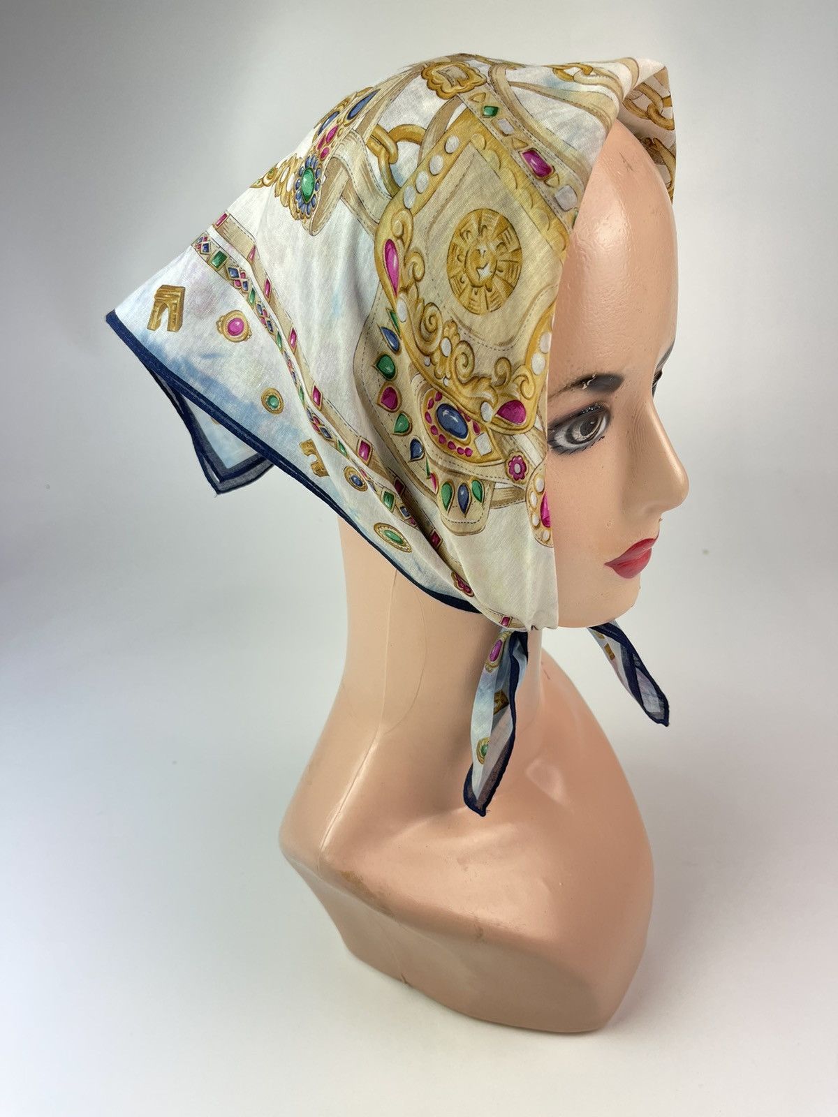 Celine Custom CELINE Tie Dye Handkerchief Bandana Headband Size ONE SIZE - 1 Thumbnail