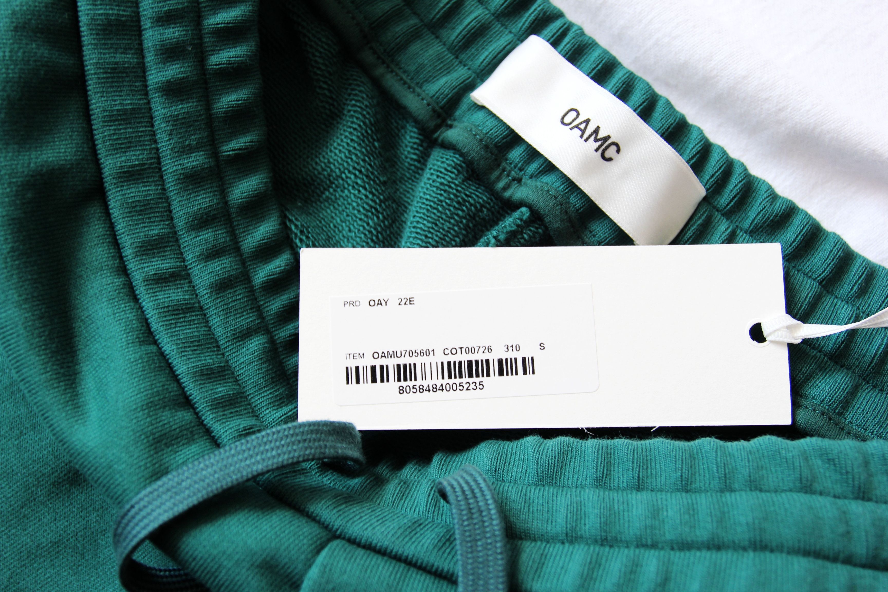 OAMC BNWT SS22 OAMC GREEN JERSEY SWEATPANTS S Size US 30 / EU 46 - 9 Thumbnail